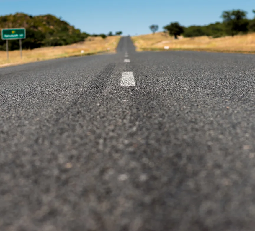 Tar Road in Namibia
