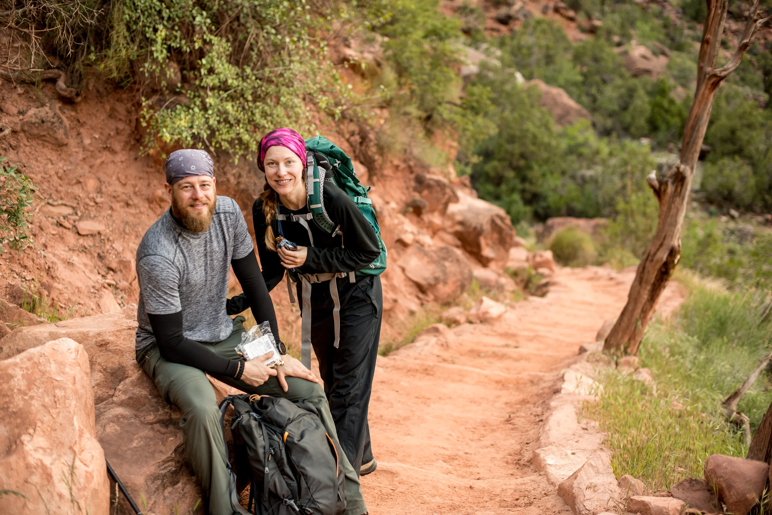 Hiking In the Grand Canyon...