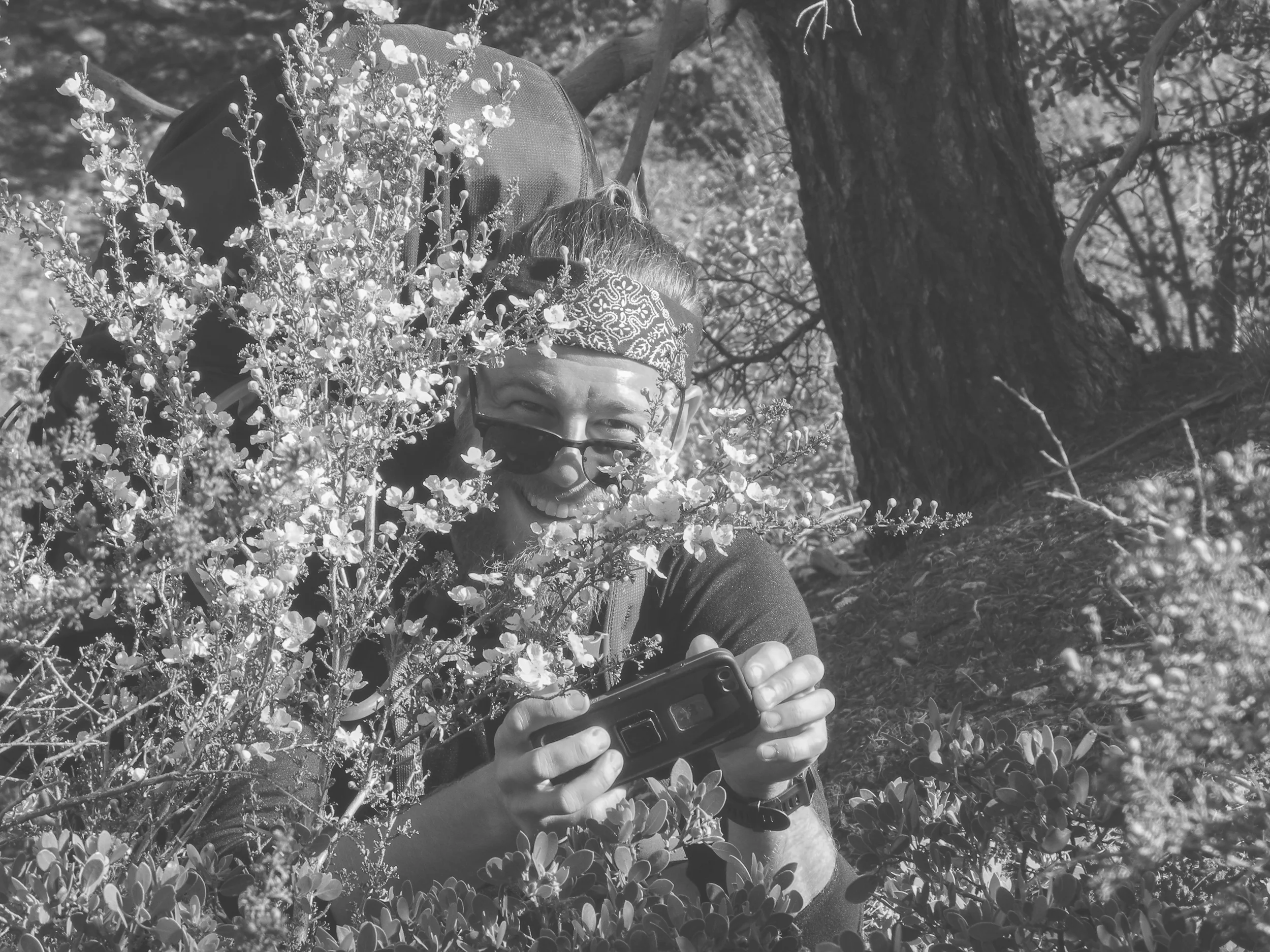 The Master Photographer, Ben, At Work...Capturing Video...Day 2...Back Country...Zion National Park...