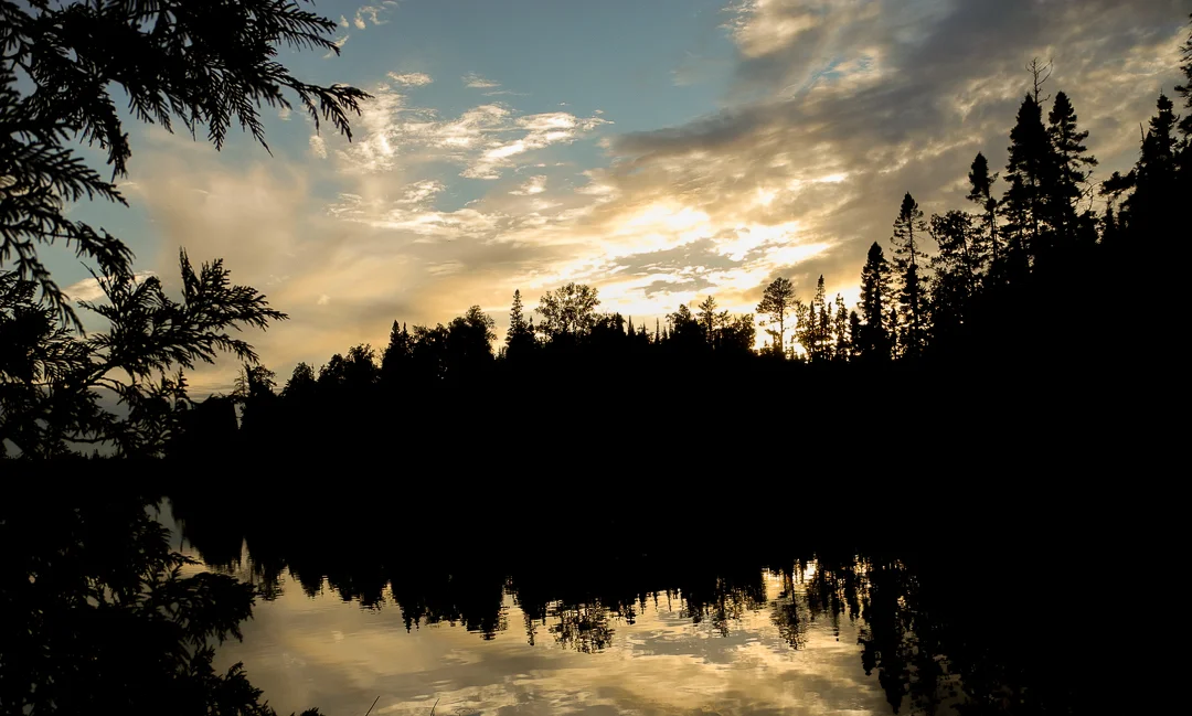 First Sunset In The BWCA...Crooked Lake