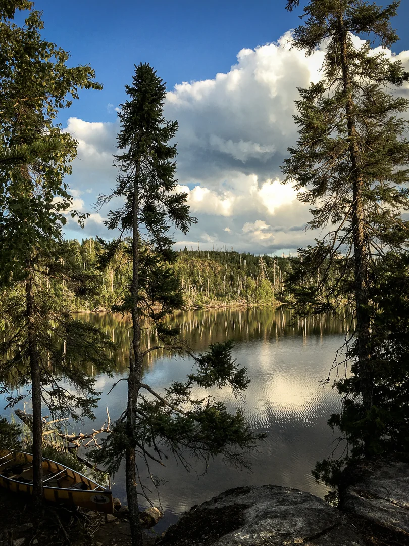 View From Our Campsite On Crooked Lake