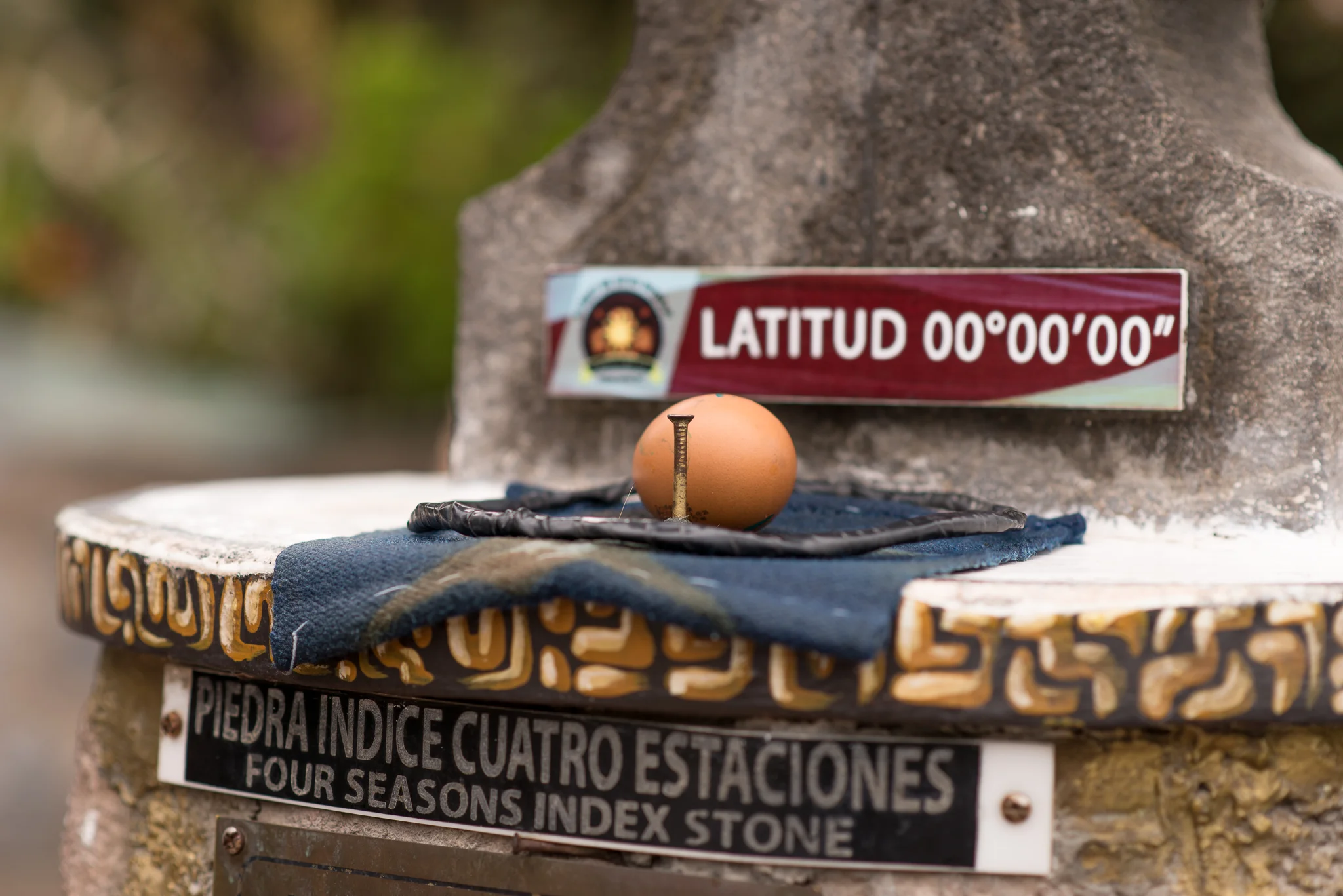Pre-balancing of an egg on a nail on the equator...can't be done anywhere else