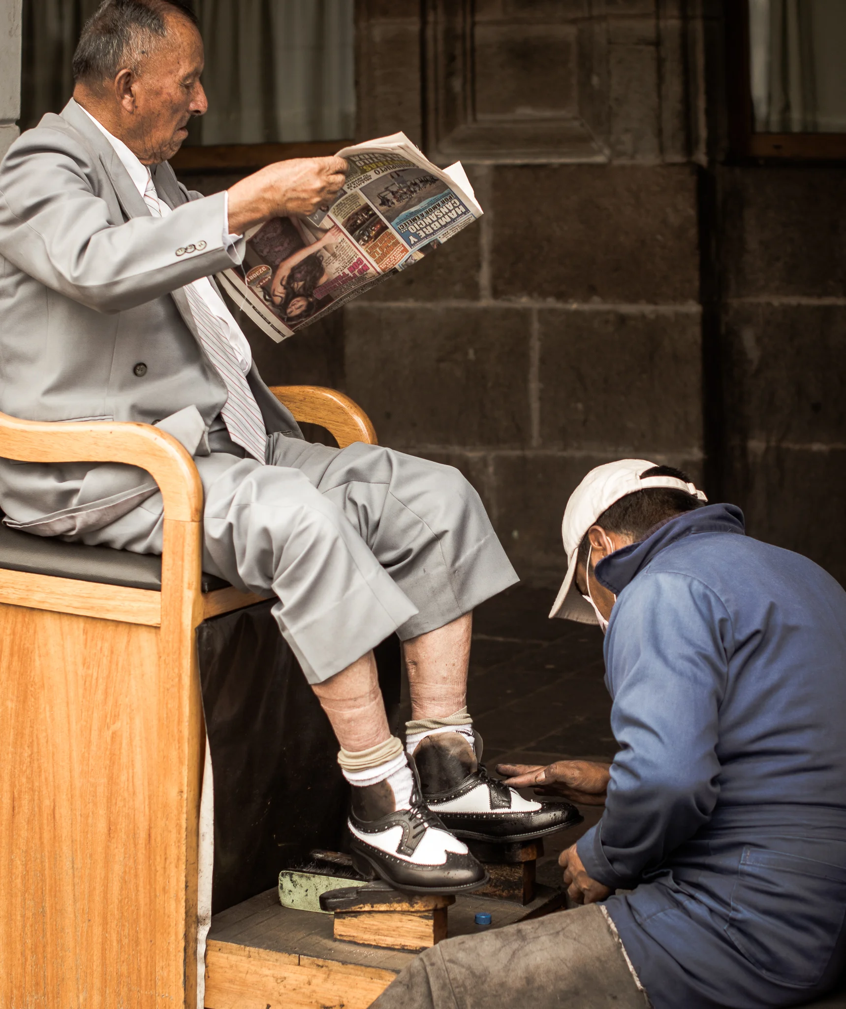 Shoeshine...Old Town, Quito