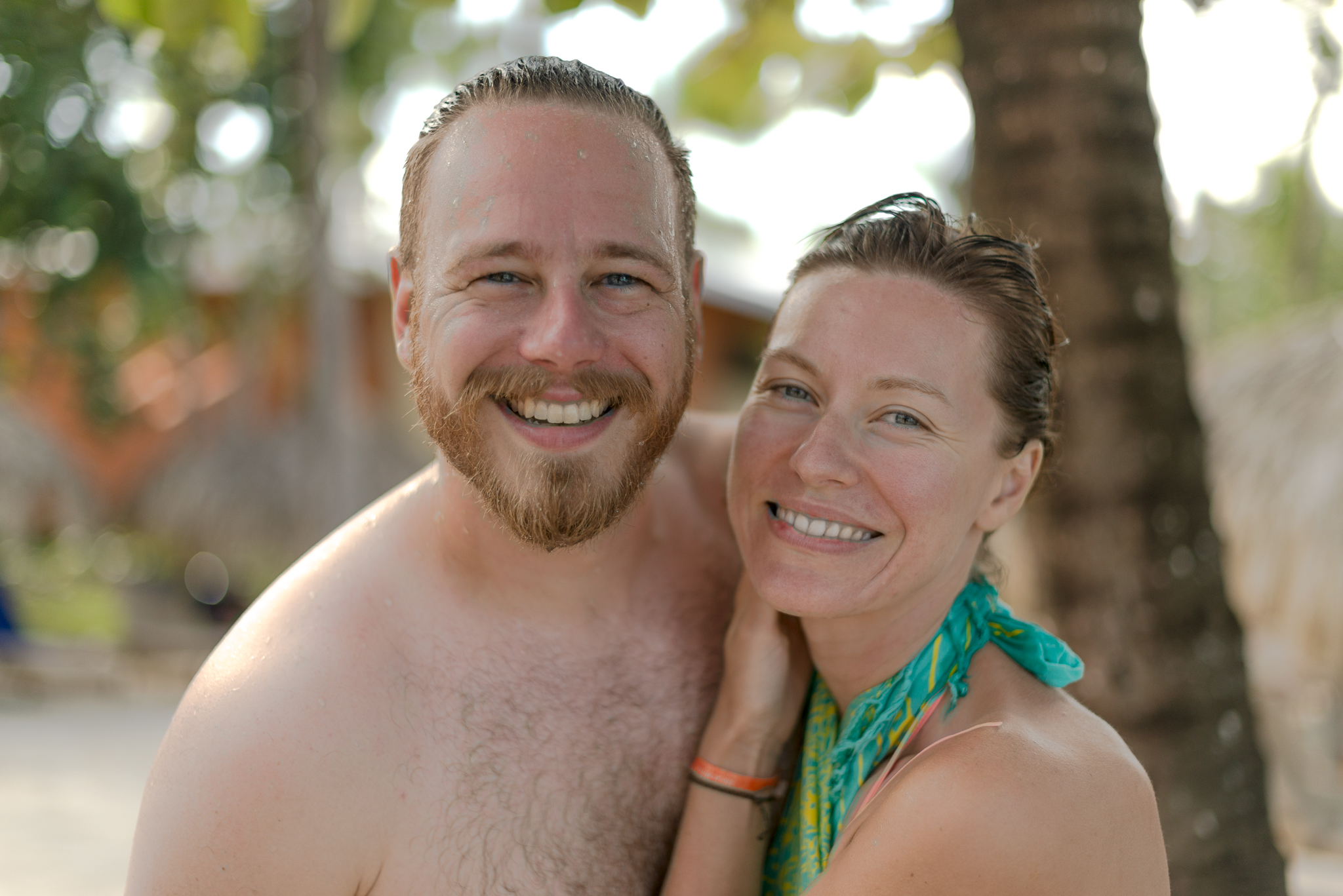 Ben And Kasha At The Pool After Underwater Photos...