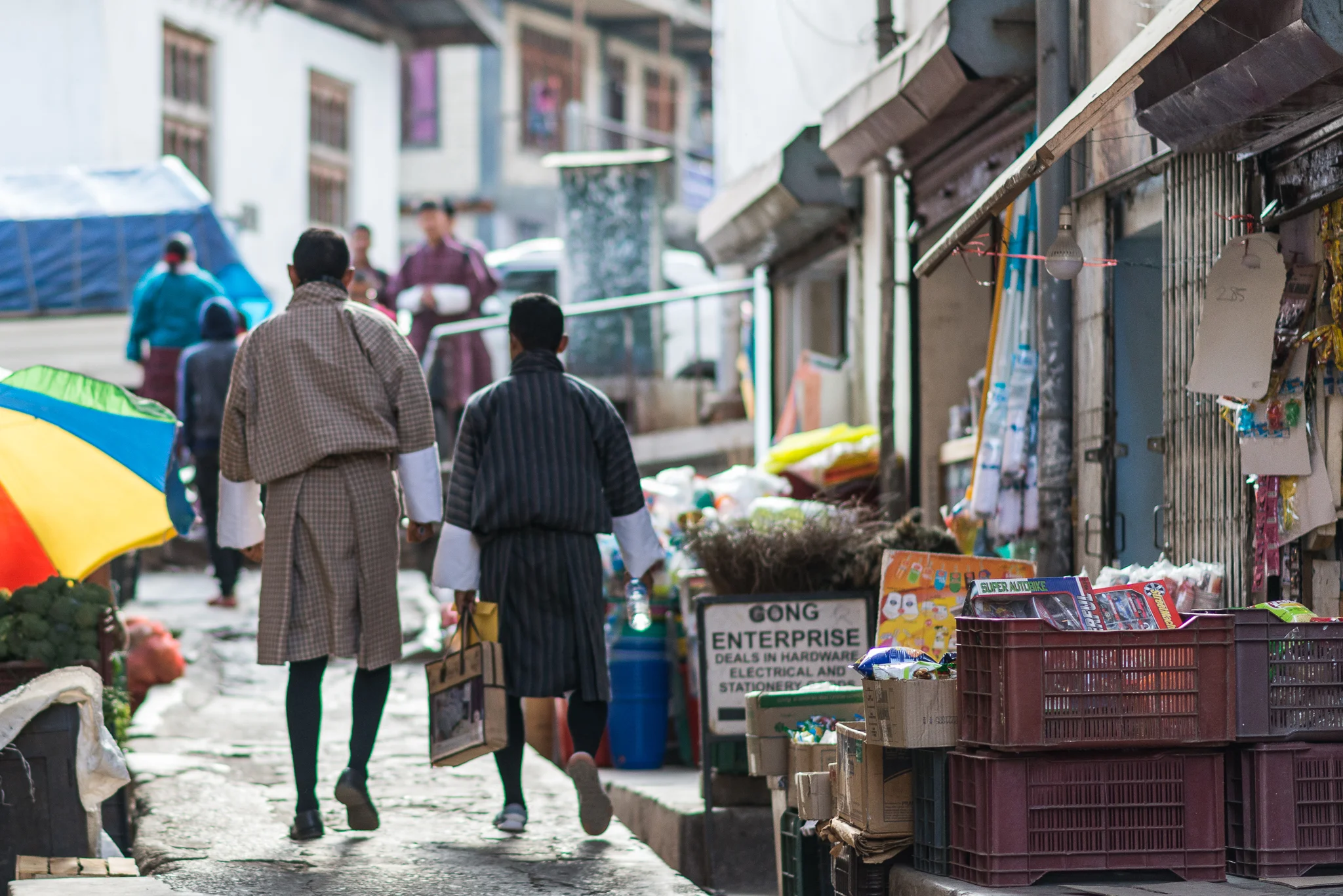 Side street in Thimphu
