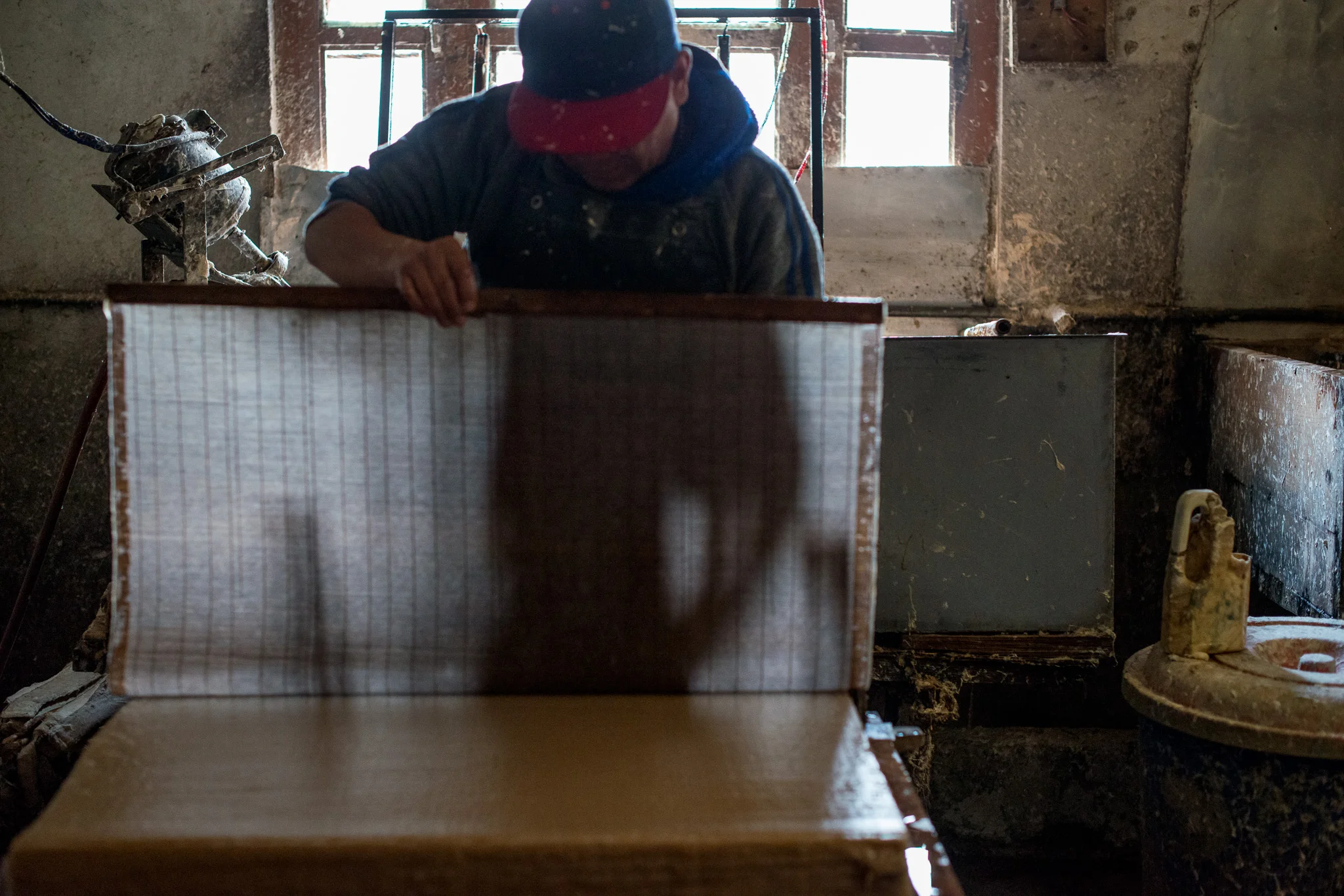 Paper making in Thimphu