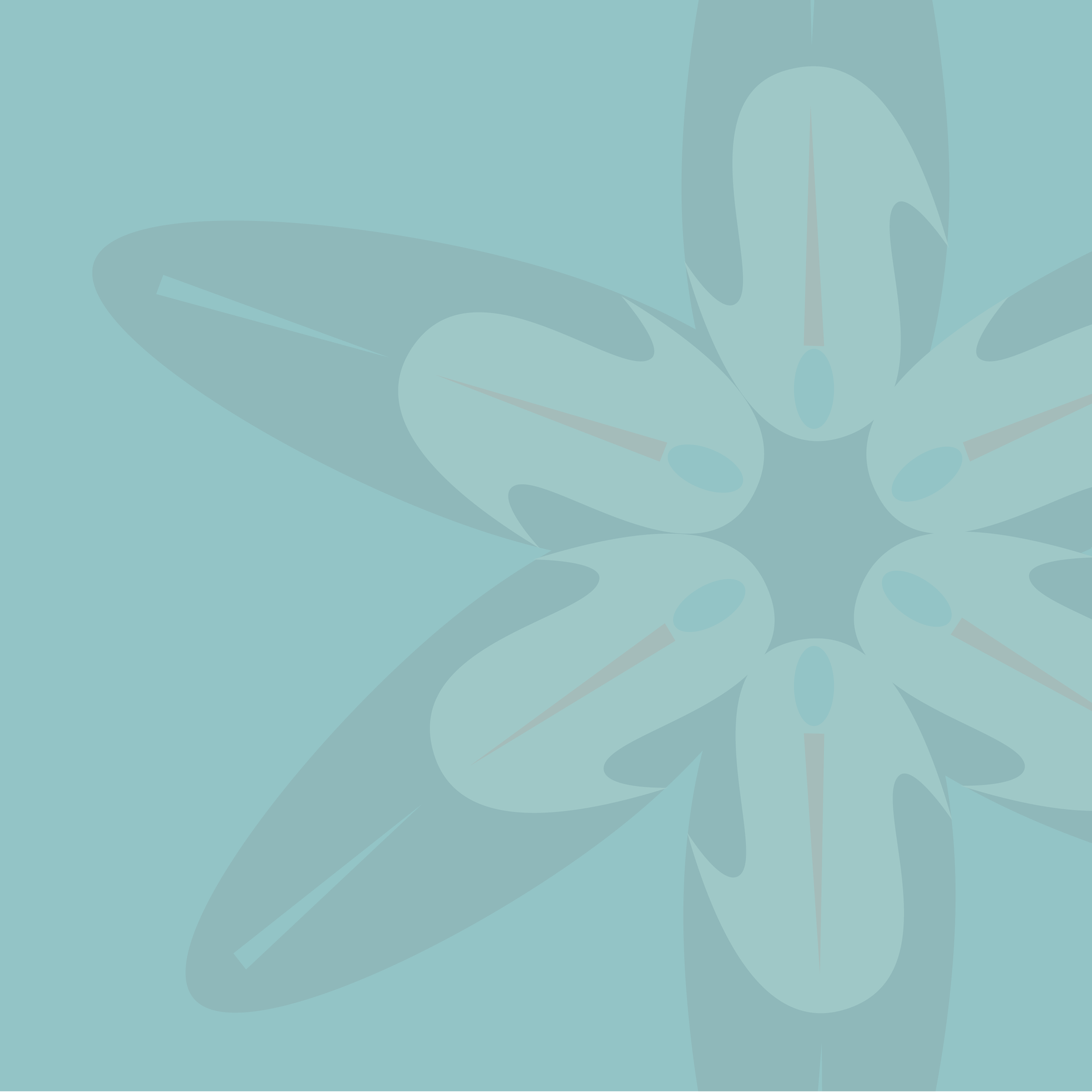 Light blue abstract floral pattern with large stylized flower.