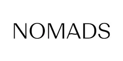 NOMADS logo in black text on a white background.
