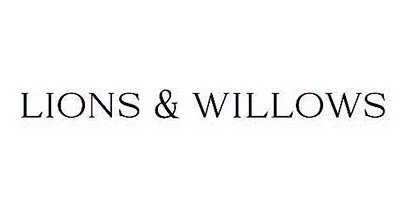 Lions & Willows logo in black text on a white background.