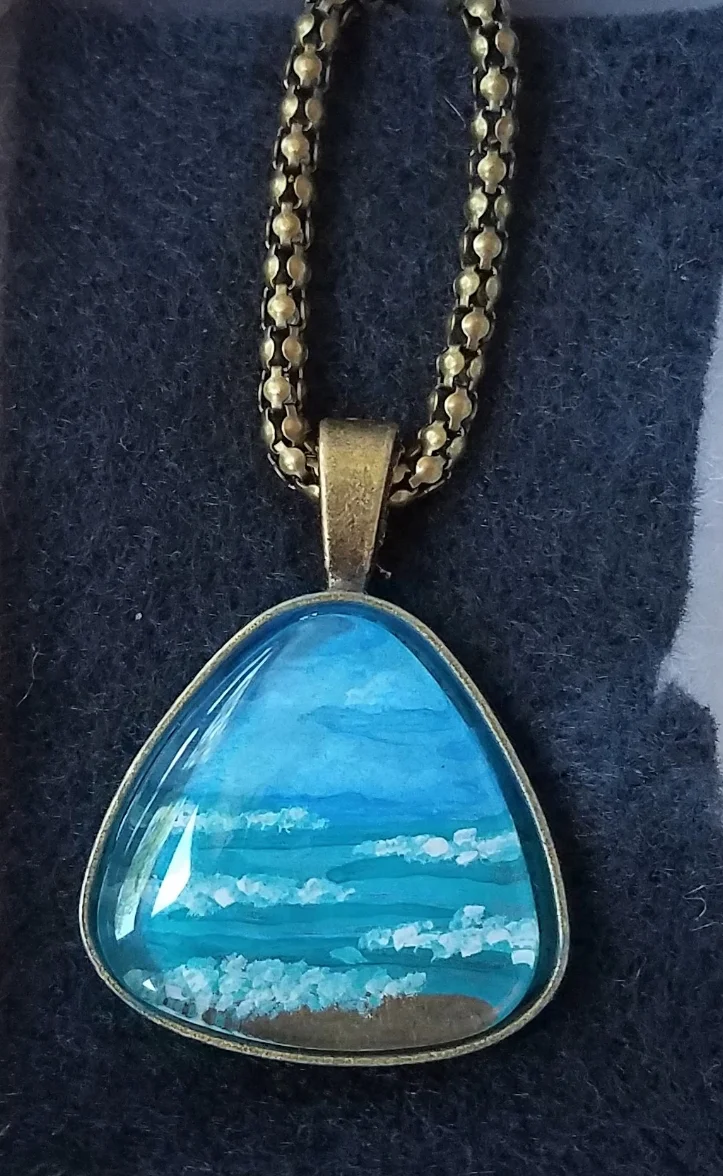 Beachscape#2 pendent scarves,