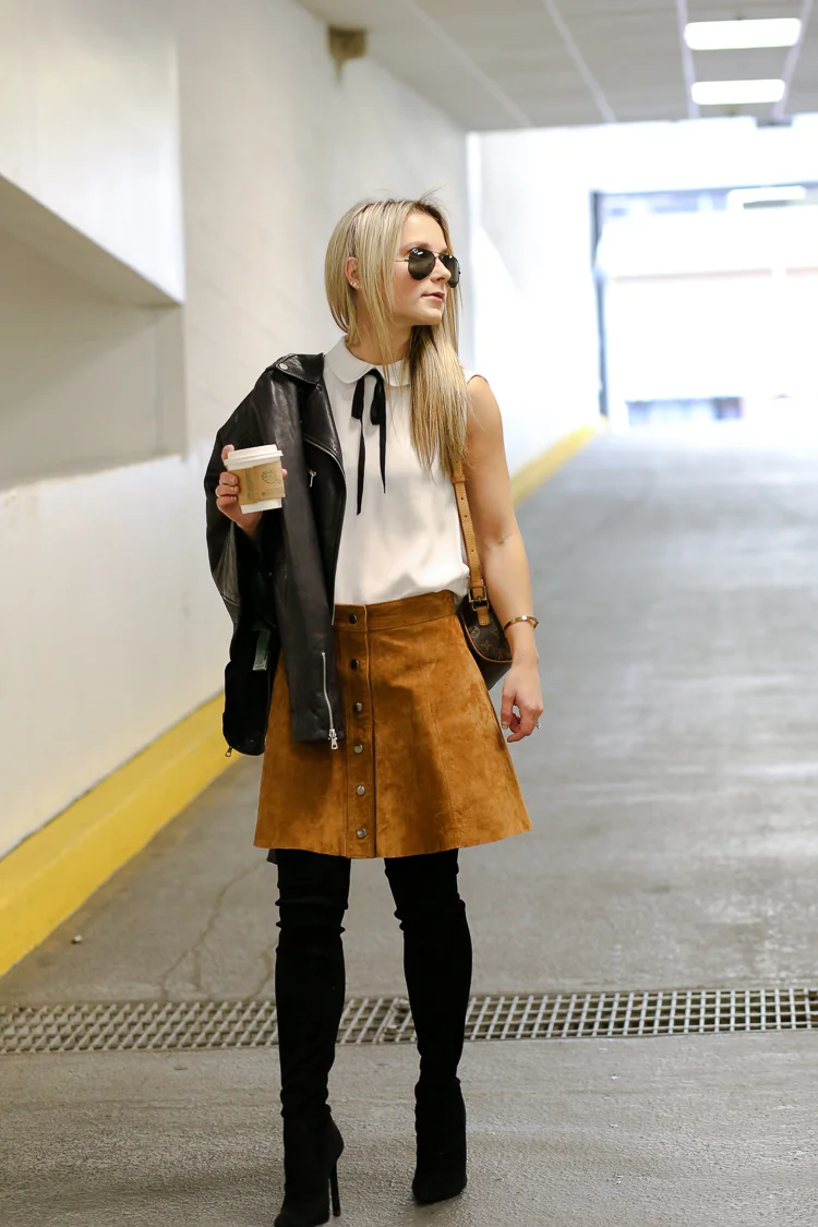 Suede Skirt: A Versatile Fall Must Have