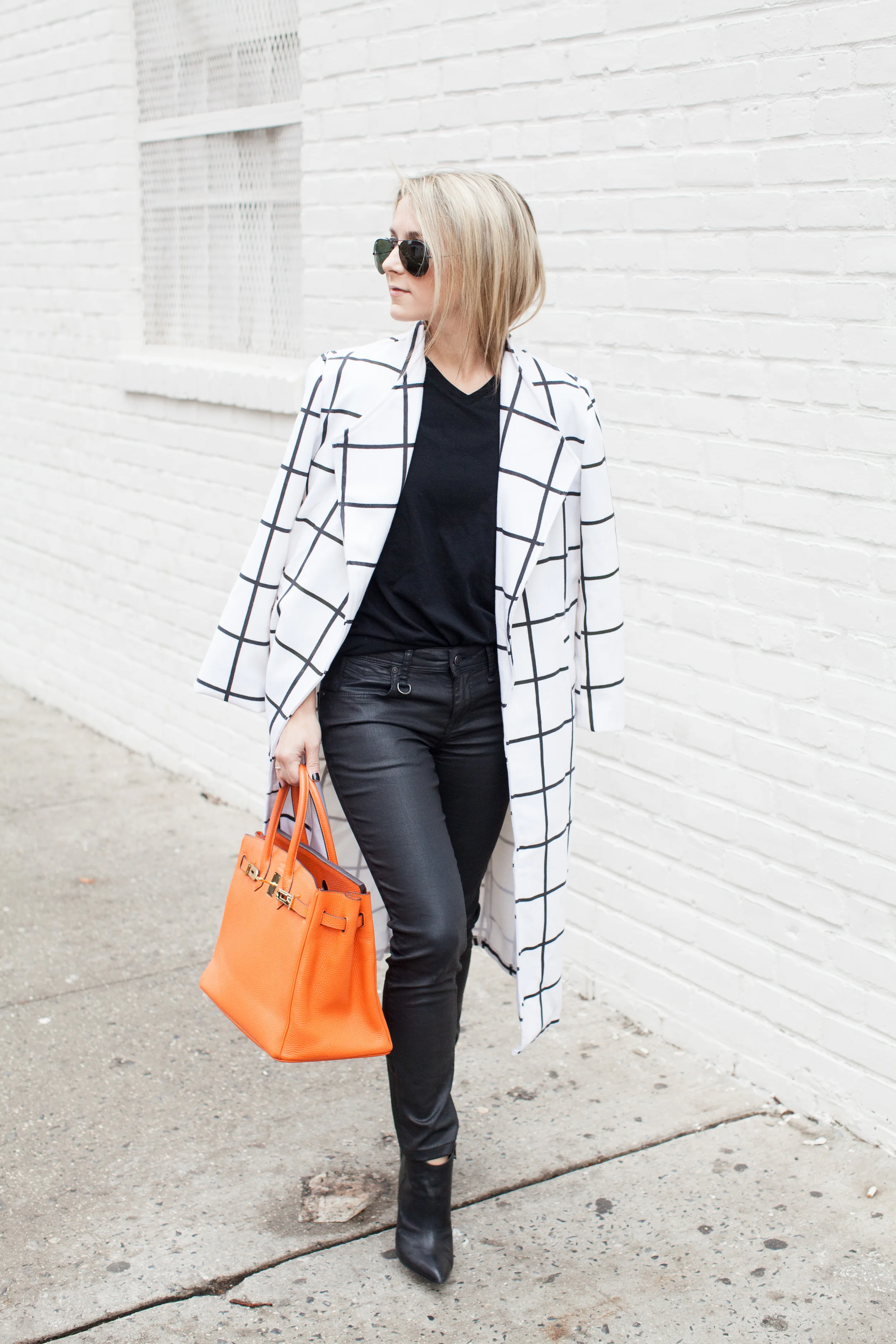 How To Wear the Windowpane Print