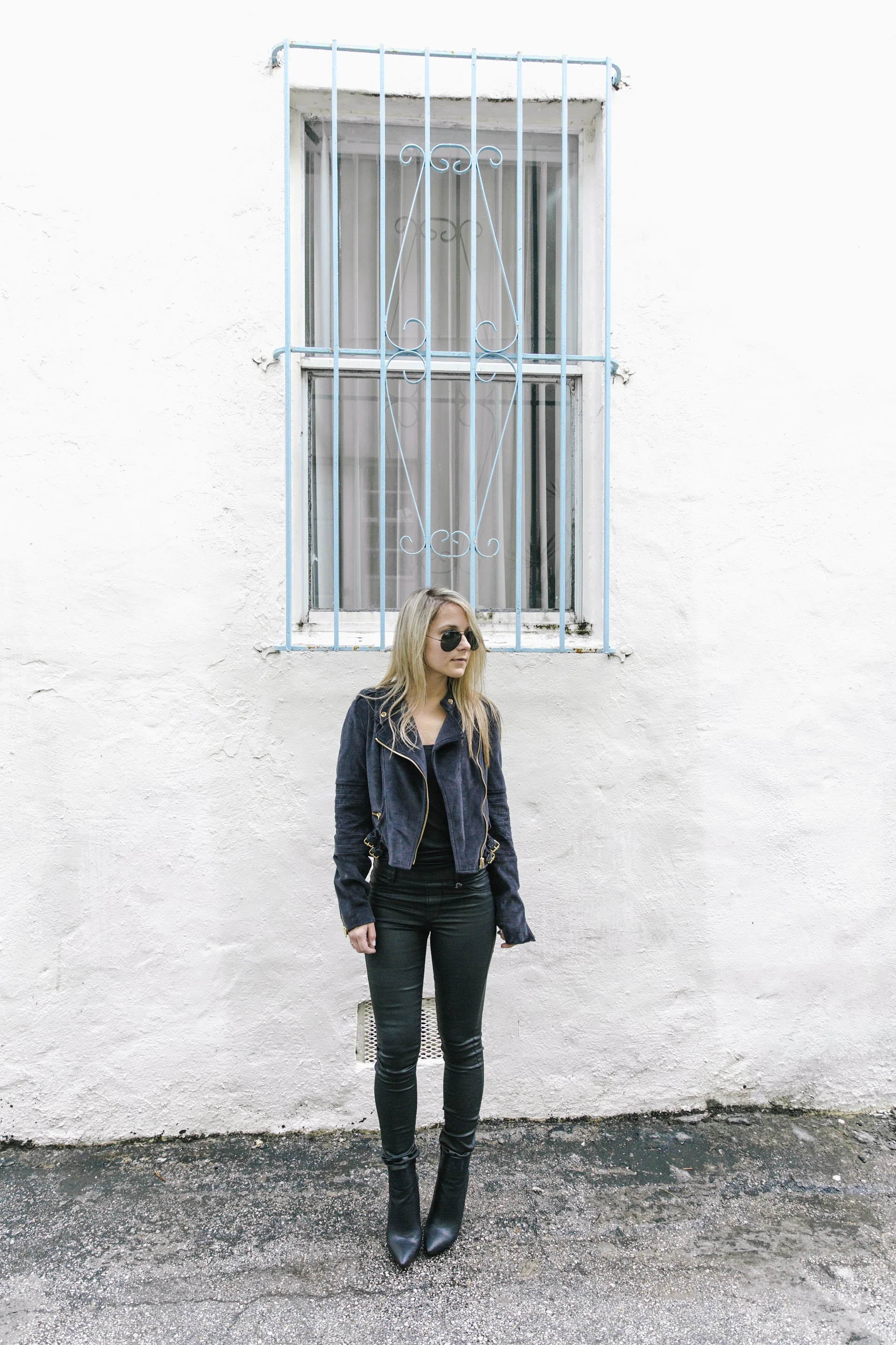 Moto Jacket + Leggings Outfit — christie ferrari