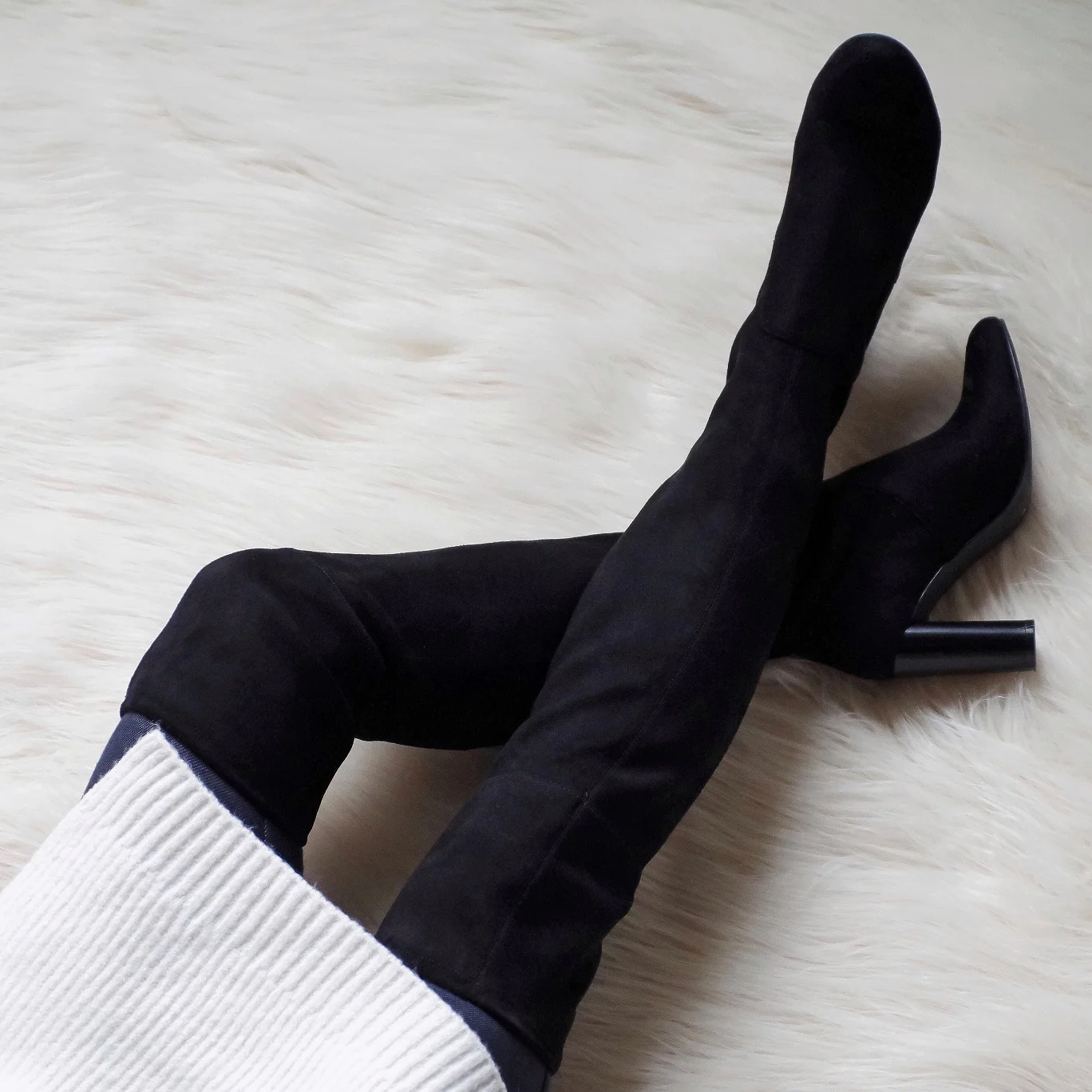 Black Over The Knee Boots