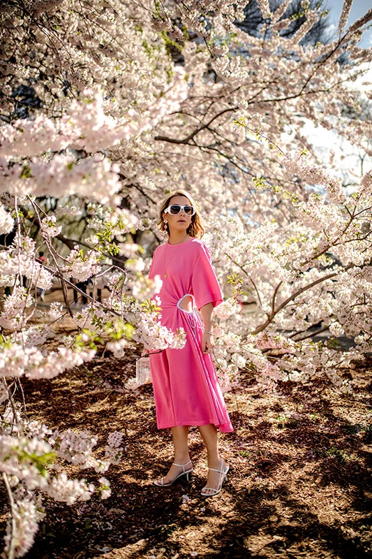 A Pink Dress you Need for Spring 2019 christie ferrari