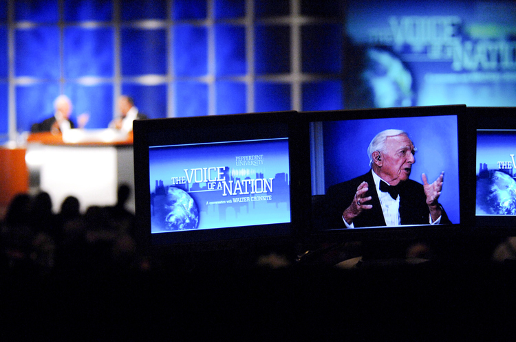 Live Event Full Creative with Lester Holt & Walter Cronkite