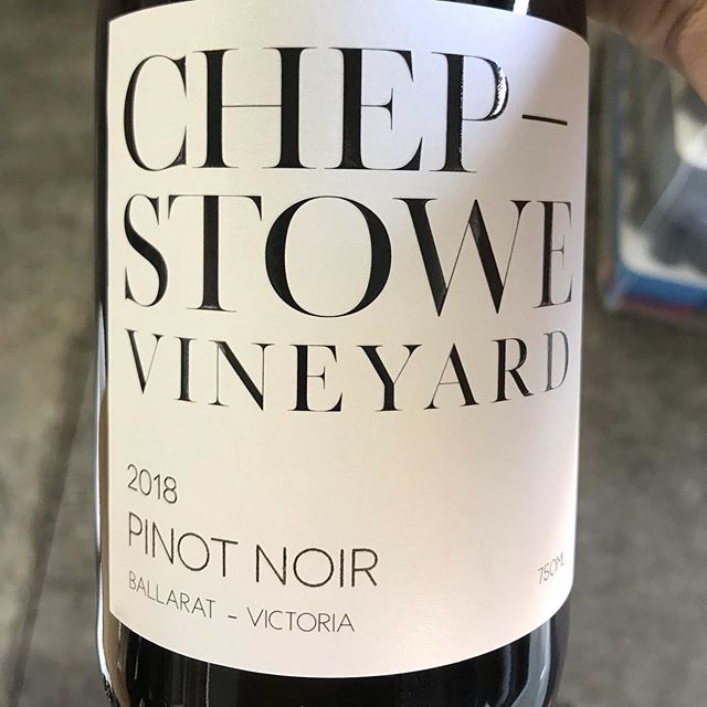Pretty happy to see this. Me and old mate @liquidrocknroll started working wit @chepstowevineyard in 2012. This is the first Pinot Noir bottled from there since then 😁