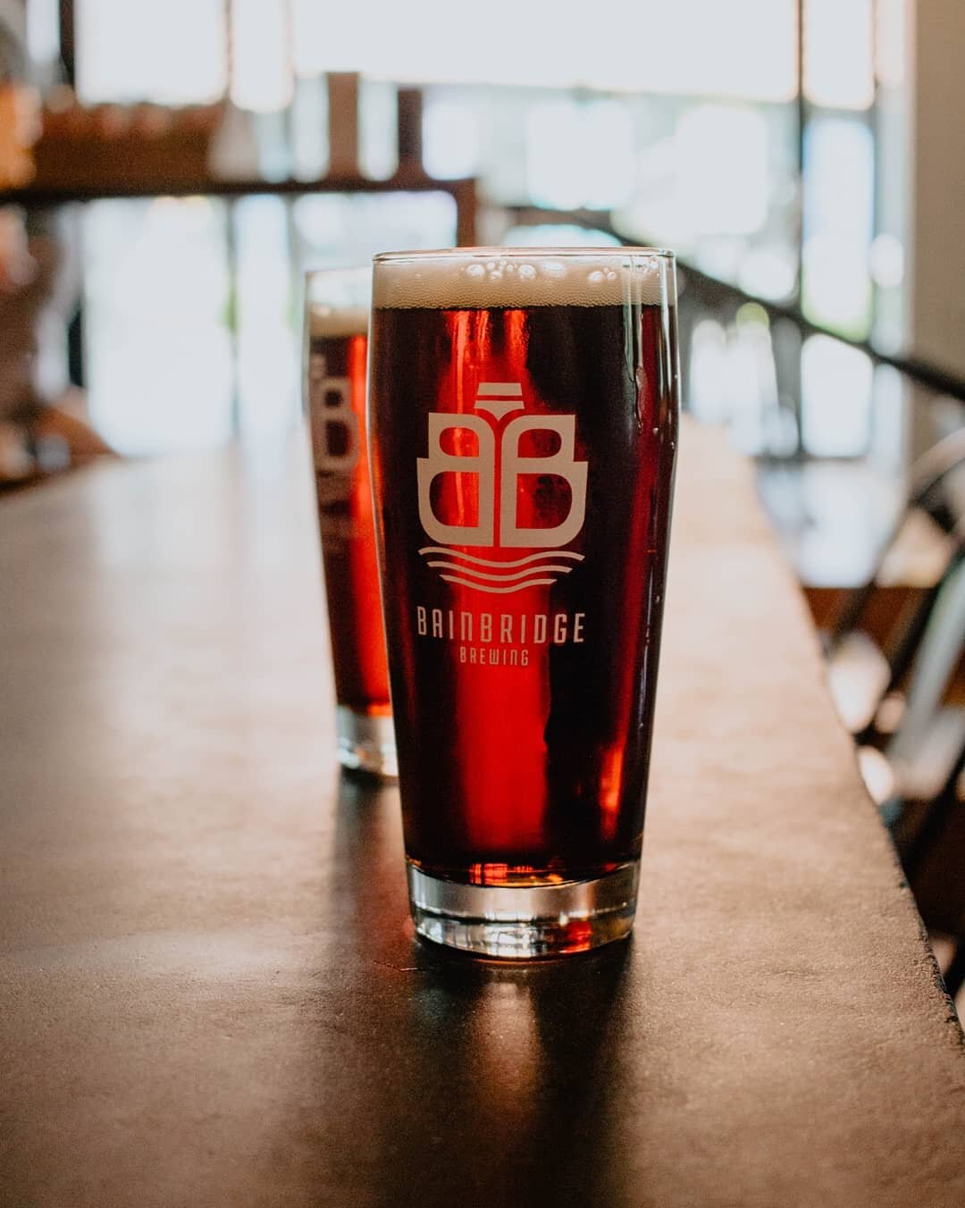 When it's a super Mondayish Monday, go get a drink from Bainbridge Brewing... Logo by @malolodesign