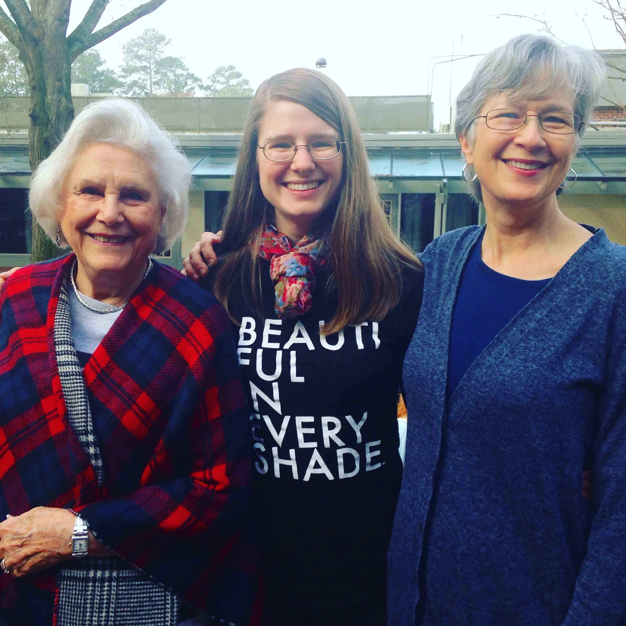 Left to right: Betty Asbury, Claire Asbury Lennox, Nancy Asbury
