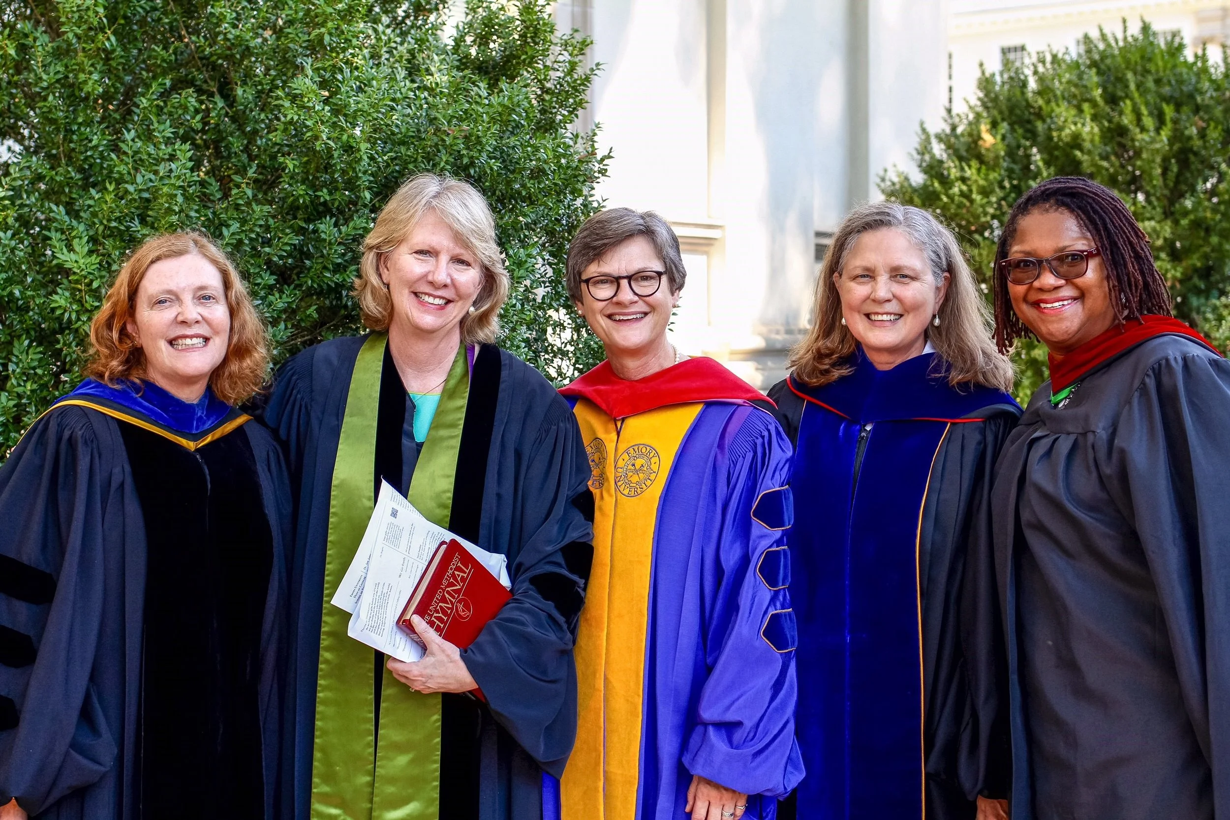 We once again celebrated our connections with Emory, and were honored to be led in worship by these strong leaders in the church and the academy: Dr. Claire Sterk, Rev. Sue Haupert-Johnson, Rev. Dr. Alice Rogers, Dr. Jan Love, and Rev. Bridgette Young Ross.
