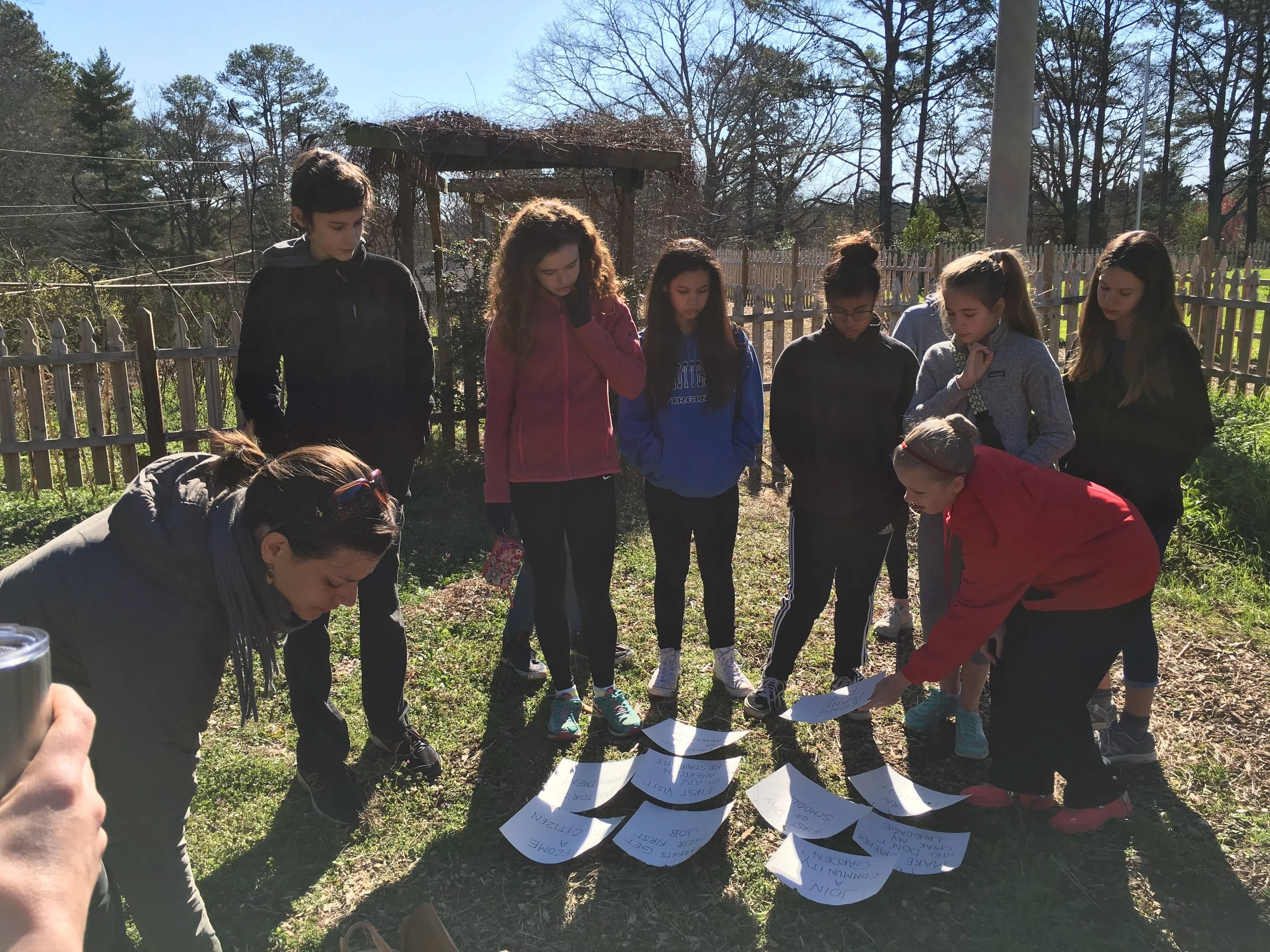 This past Saturday, the confirmands and their friends-in-faith gathered for a community garden workday.