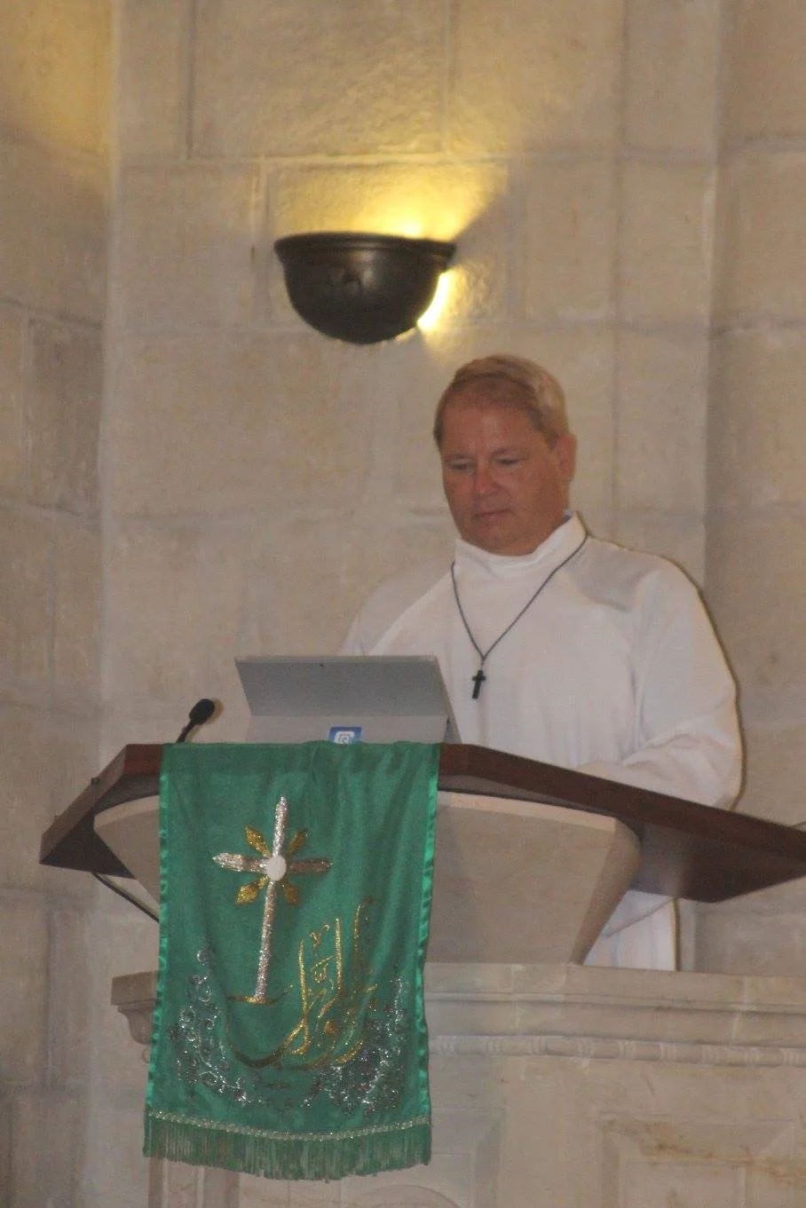 J.R. preaching at the Christmas Lutheran Church in Bethlehem, Palestine.
Normal
0
false
false
false
EN-US
X-NONE
AR-SA
/* Style Definitions */
table.MsoNormalTable
{mso-style-name:"Table Normal";
mso-tstyle-rowband-size:0;
mso-tstyle-colband-size:0;
mso-style-noshow:yes;
mso-style-priority:99;
mso-style-parent:"";
mso-padding-alt:0in 5.4pt 0in 5.4pt;
mso-para-margin-top:0in;
mso-para-margin-right:0in;
mso-para-margin-bottom:8.0pt;
mso-para-margin-left:0in;
line-height:107%;
mso-pagination:widow-orphan;
font-size:11.0pt;
font-family:"Calibri",sans-serif;
mso-ascii-font-family:Calibri;
mso-ascii-theme-font:minor-latin;
mso-hansi-font-family:Calibri;
mso-hansi-theme-font:minor-latin;}