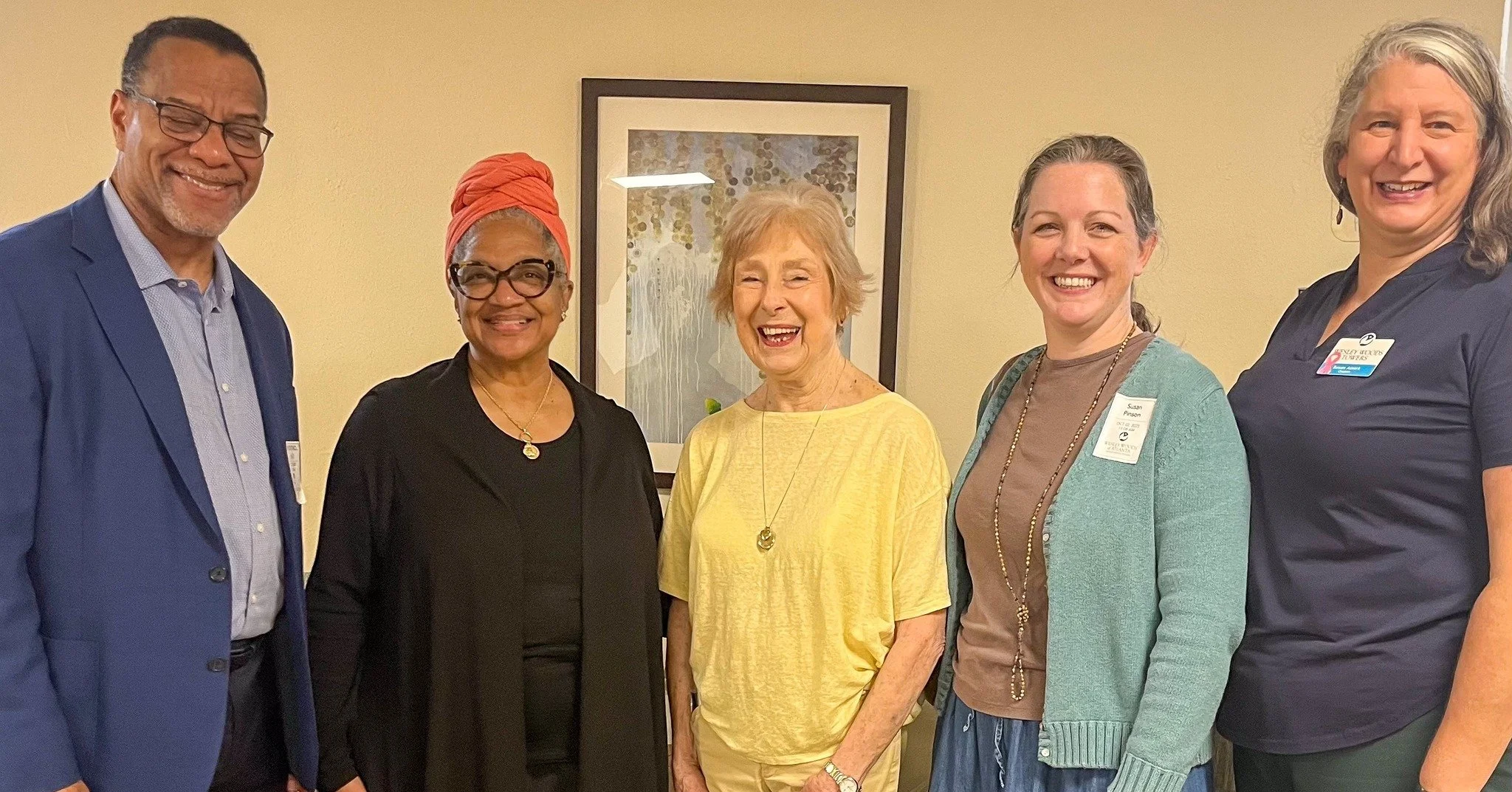 Pastor Byron and DuWanna Thomas, along with Rev. Susan Pinson, enjoyed a meet &amp; greet at @wesleywoodsga this week. Hosted by Chaplain Susan Amick and Glenn ambassador, Lay Minister Carolyn Roper, residents enjoyed sharing stories and sweets toget