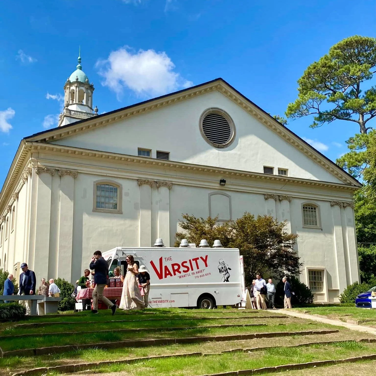 You're invited to join us for the busy day ahead tomorrow! Whether you're a first timer or a Glenn regular, all ages are invited to celebrate Pledge and Communion Sunday, eat from the Varsity food truck (or from Moe's), and help unload pumpkins. Read