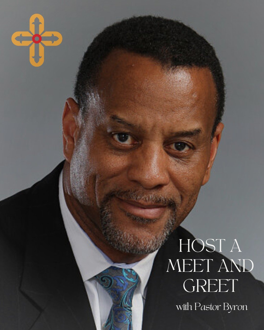 Pastor Byron wants to meet you! We&rsquo;re inviting congregation members to host brief gatherings with Pastor Byron as a way to get to know him and to introduce him to friends, family, neighbors, and colleagues who may be interested in Glenn and the