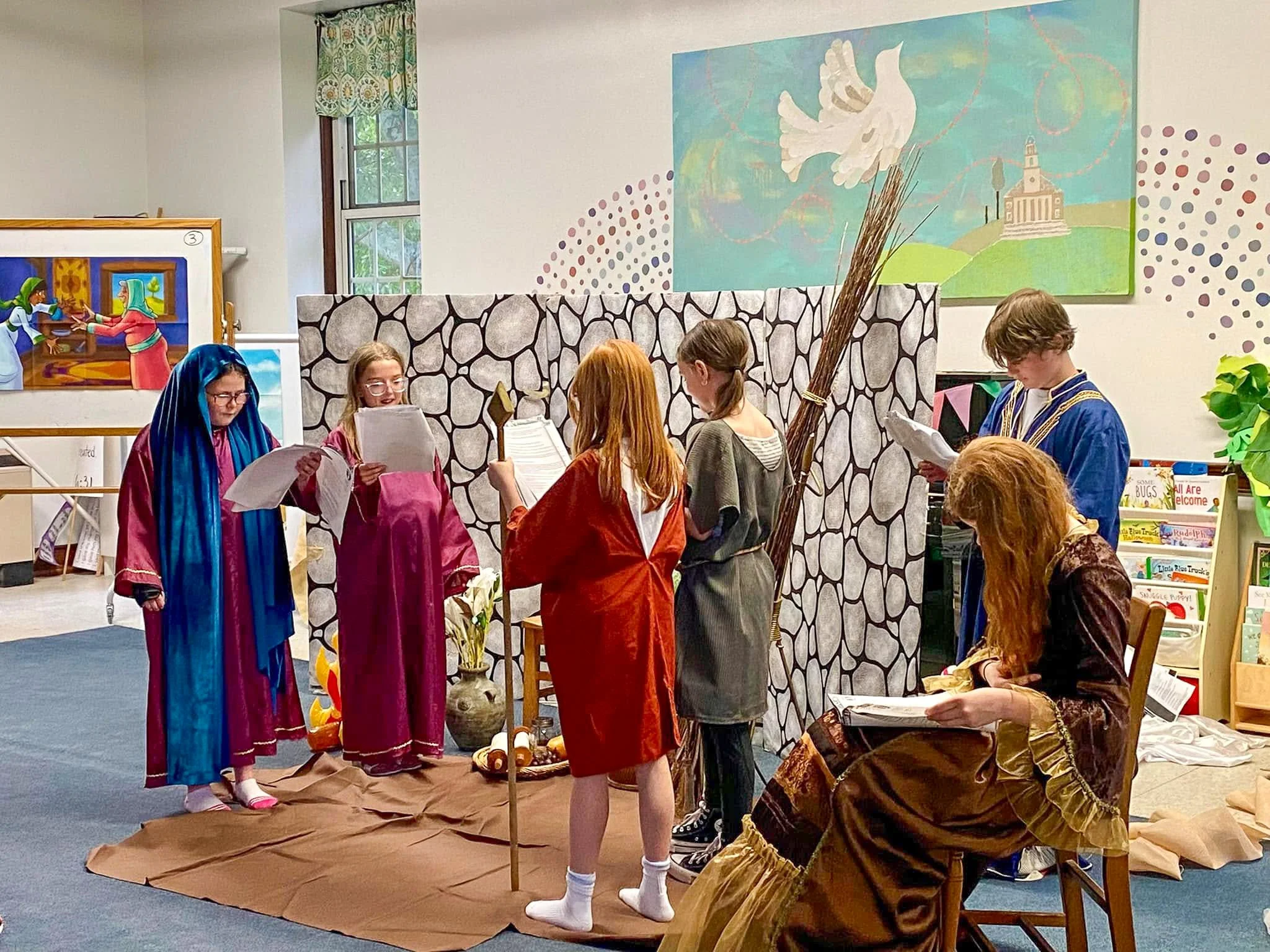 Toddlers through teen helpers with their grownups are invited to join the fun of Vacation Bible School in the evenings from June 1-5 for family fun together learning Bible stories through crafts, singing &amp; dancing, games, crafts, &amp; more. This