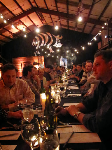 chase after a cure dinner by Guerrilla Cuisine supper club at Striped pig distillery, Charleston, SC