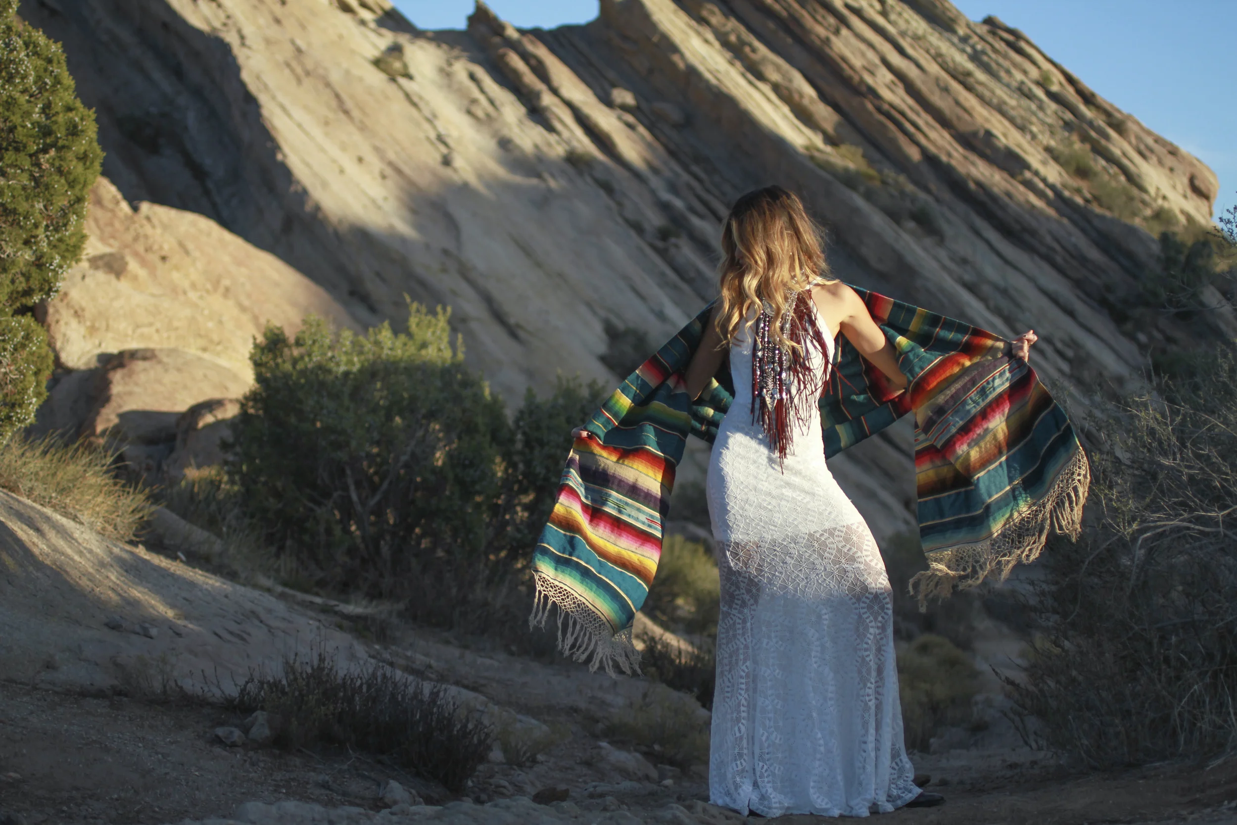 desert angel, white dress, lace, wedding, bride, fashion photoshoot, photography, on location, photographer, natural lighting, desert, southern california, so cal, los angeles