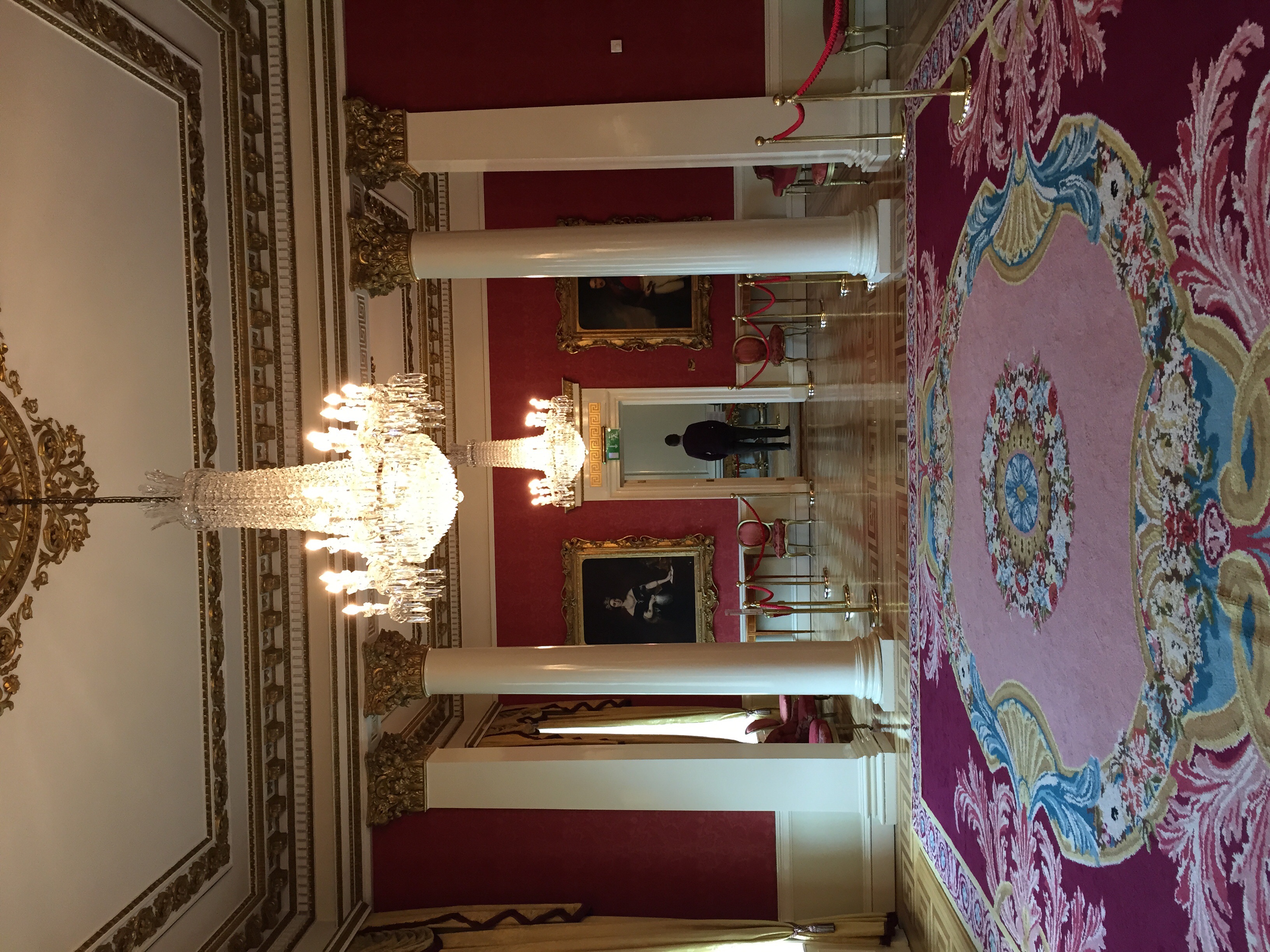 The drawing room of Dublin Castle.