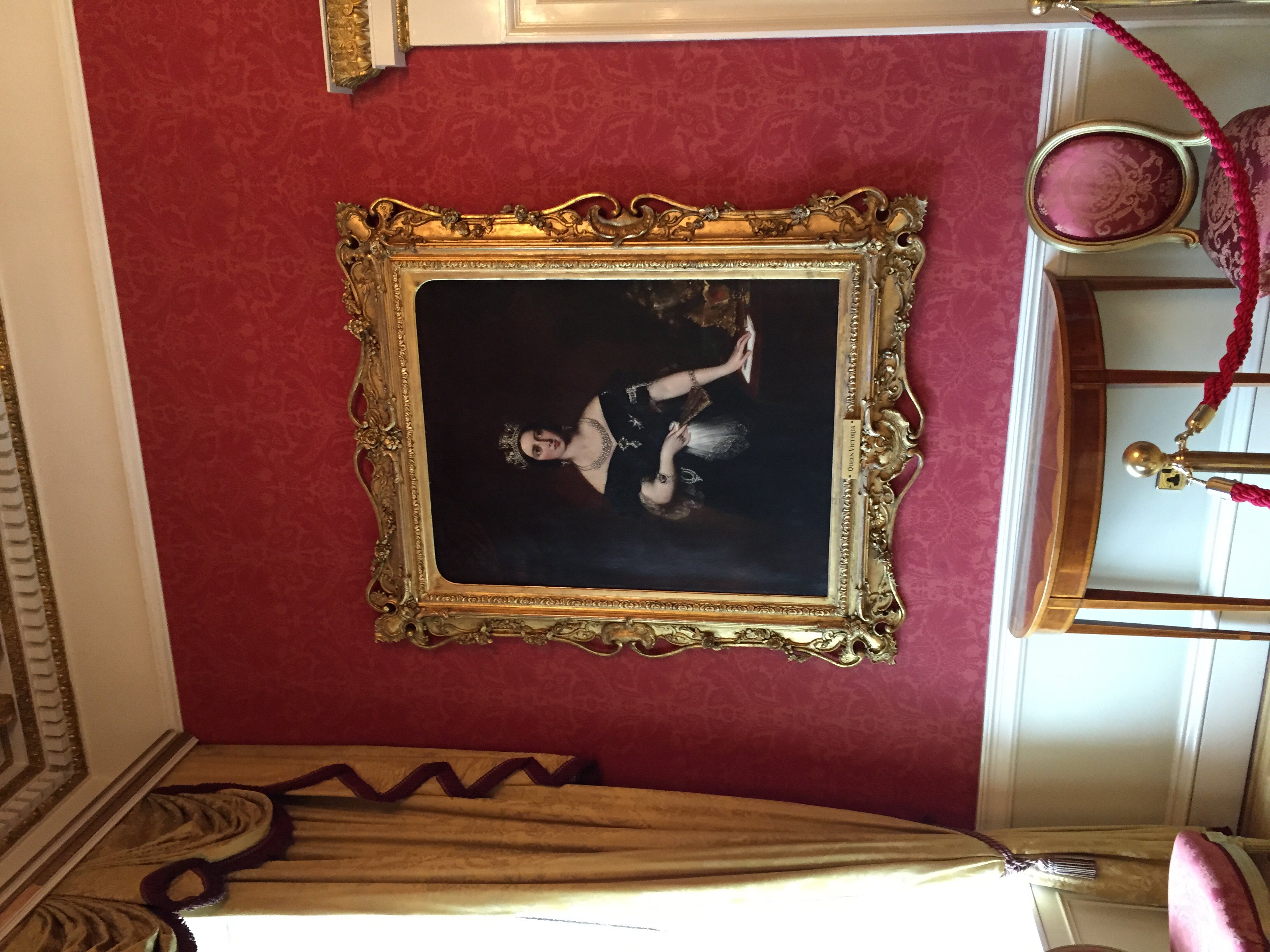 Portrait of Queen Victoria who visited the castle during her reign.
