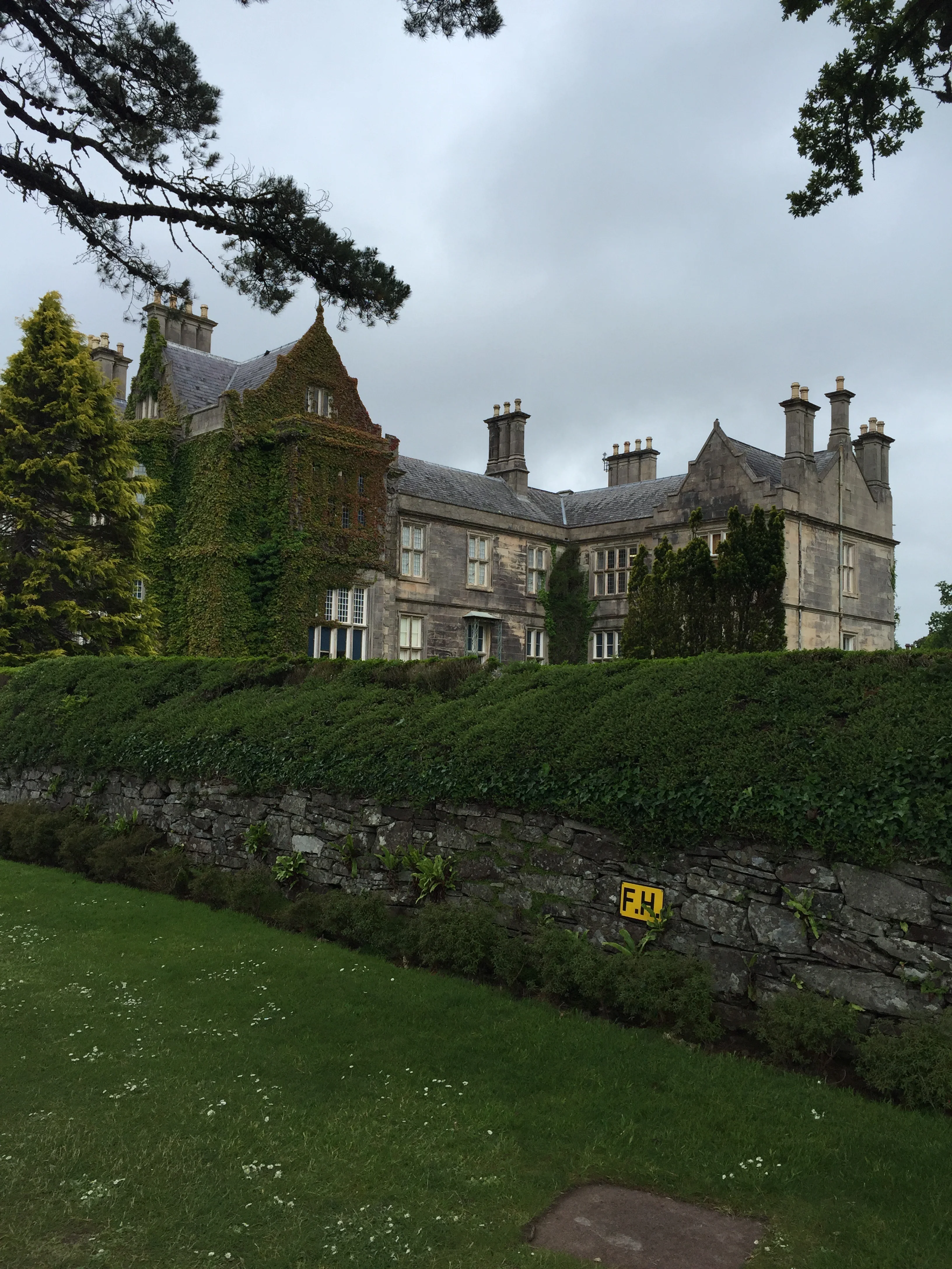 Built in the Tudor style.