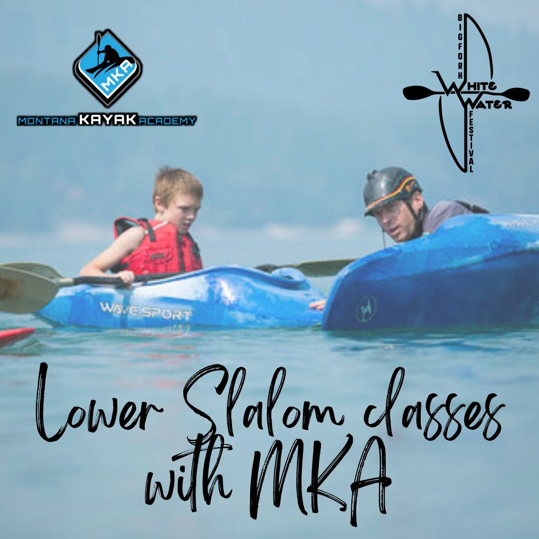 Next Thursday our friends at @montanakayakacademy  will be teaching a 2 hour course on the Swan River in Bigfork MT.  This course is for anyone that has complete a beginner clinic with MKA. This is an intermediate course. They will focus on training 