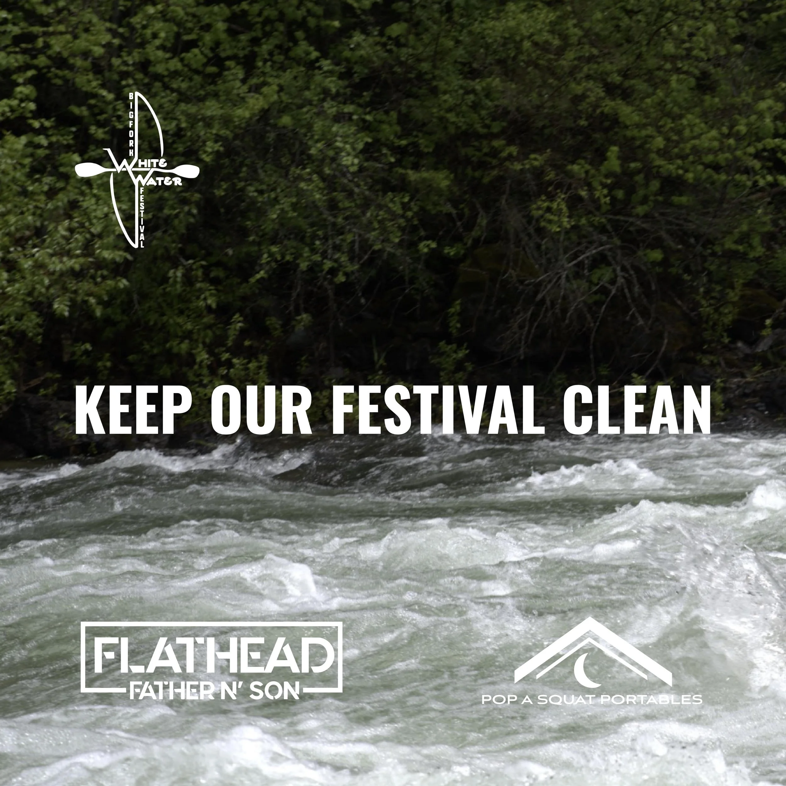 A huge thank you to Flathead Father N&rsquo; Son trash and recycling for donating all trash receptacles for the festival!! This weekend, please remember to be a courteous spectator and keep Bigfork beautiful. 🌞