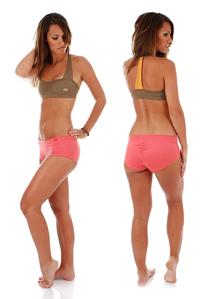 Gecko/Mango Lolita top paired with our Coral Kikis