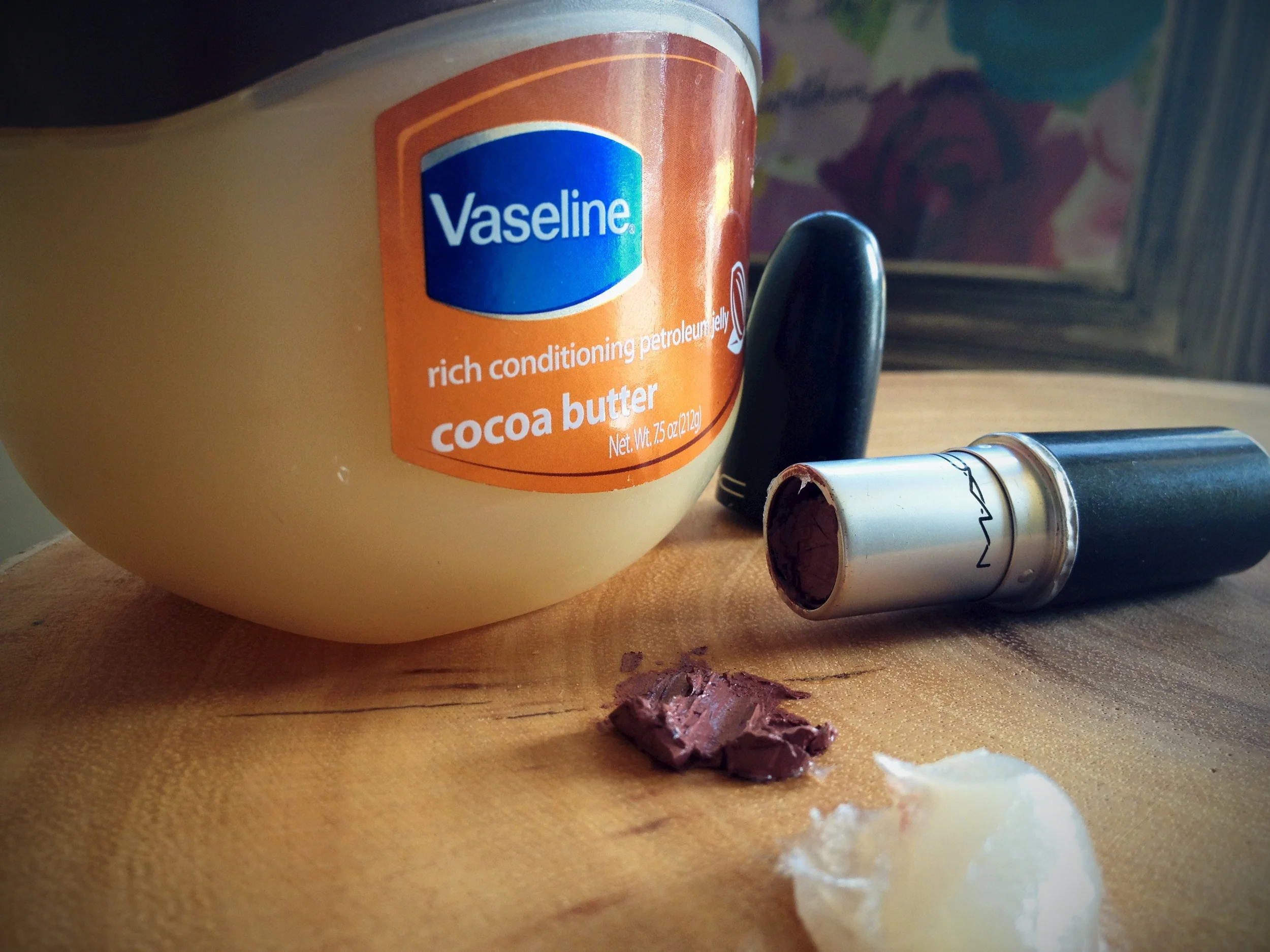 DIY tinted chapstick