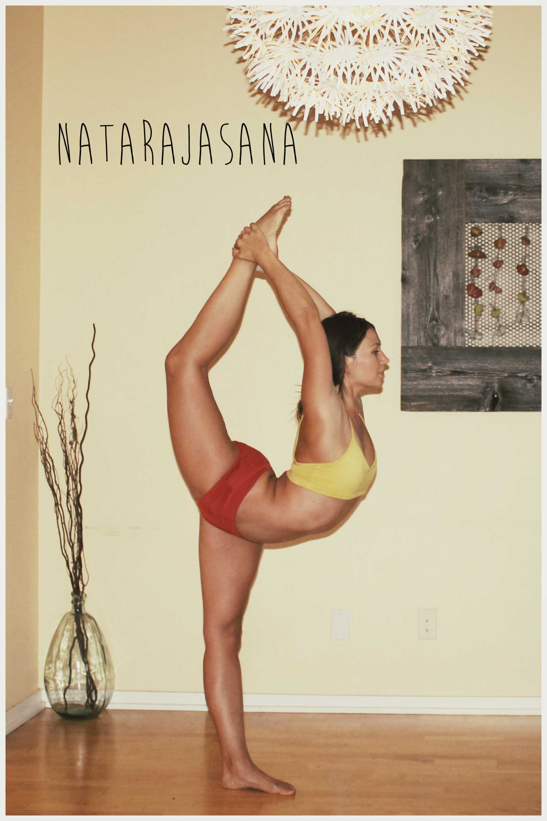 Young Woman Doing Yoga Standing In King Dancer Pose