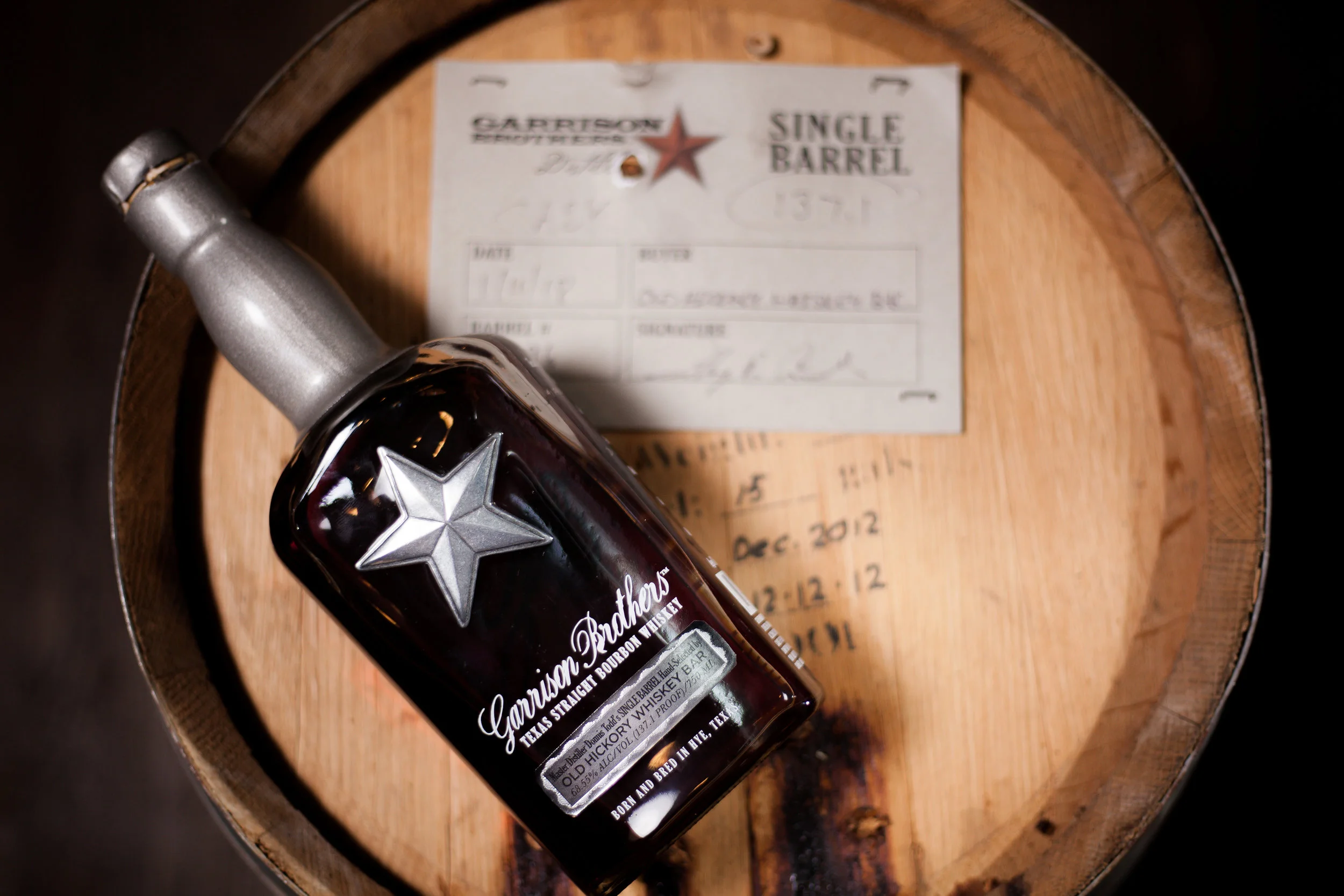 Garrison Brothers OHWB Single Barrel Barrel Proof — Old Hickory Whiskey Bar