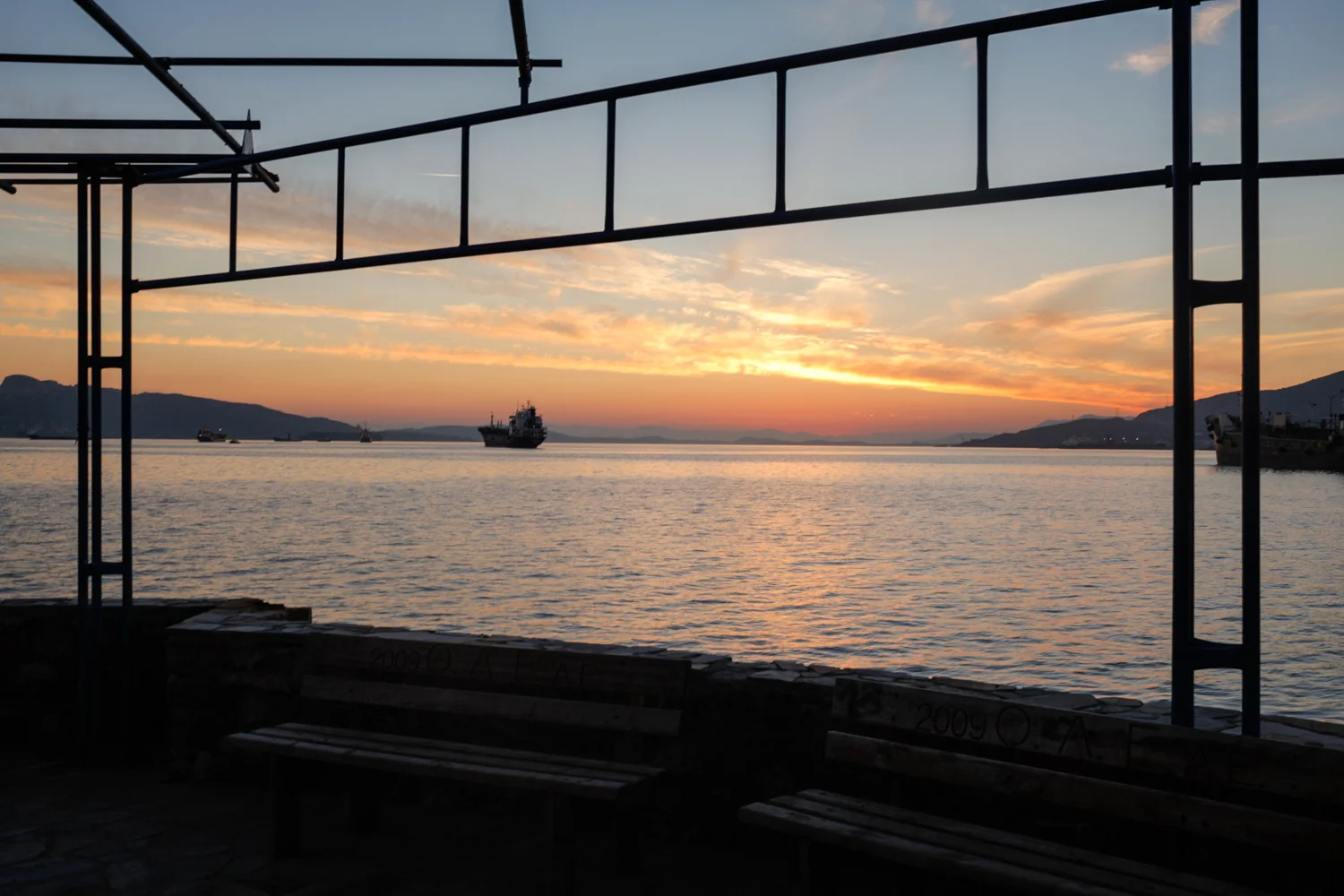 Waterfront of Eleusis.