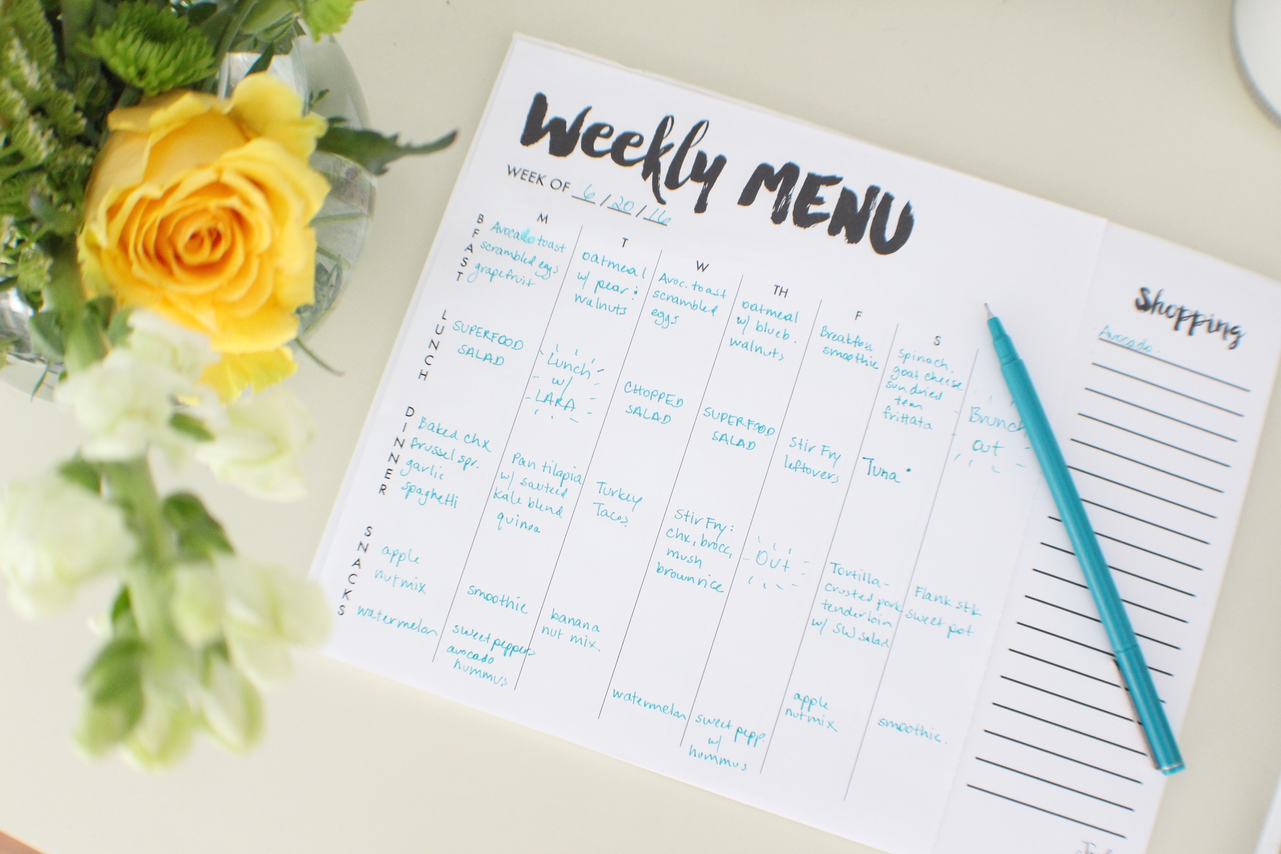 Menu Planning Made Easy