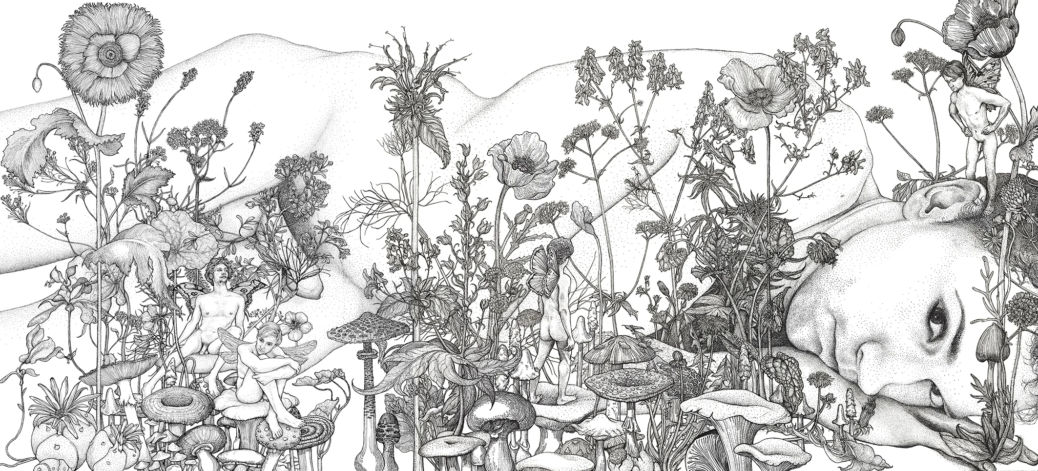 Self Portrait with Magical and Medicinal Plants, 2012-2014