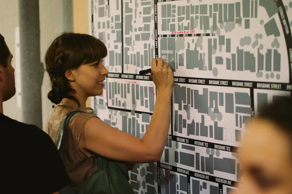 'William Street Precinct Collaborative Map', Nigel Bennet, 2014