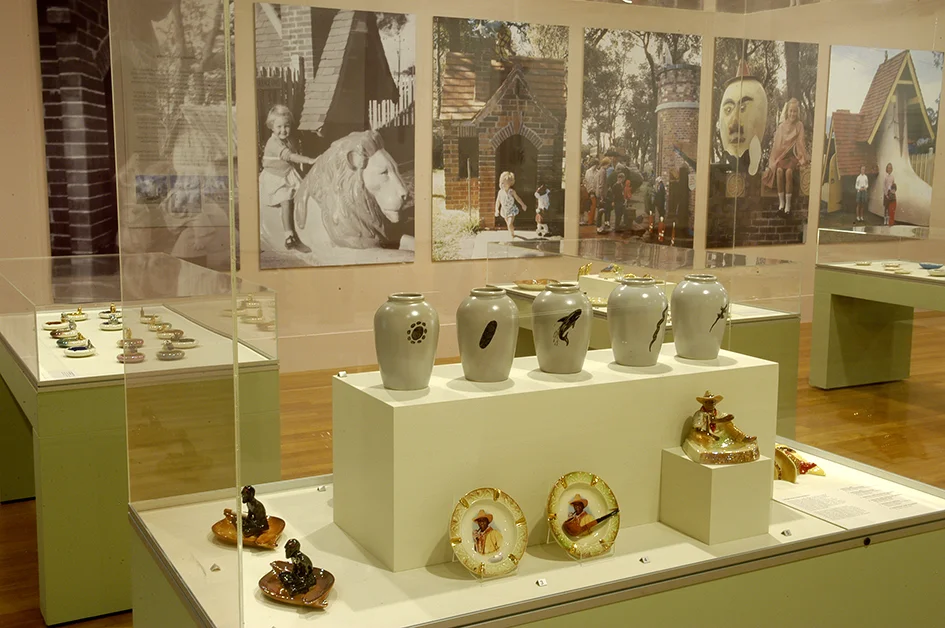 'Wembley Ware - Excitingly Different!' selection of faux-Aboriginal designs