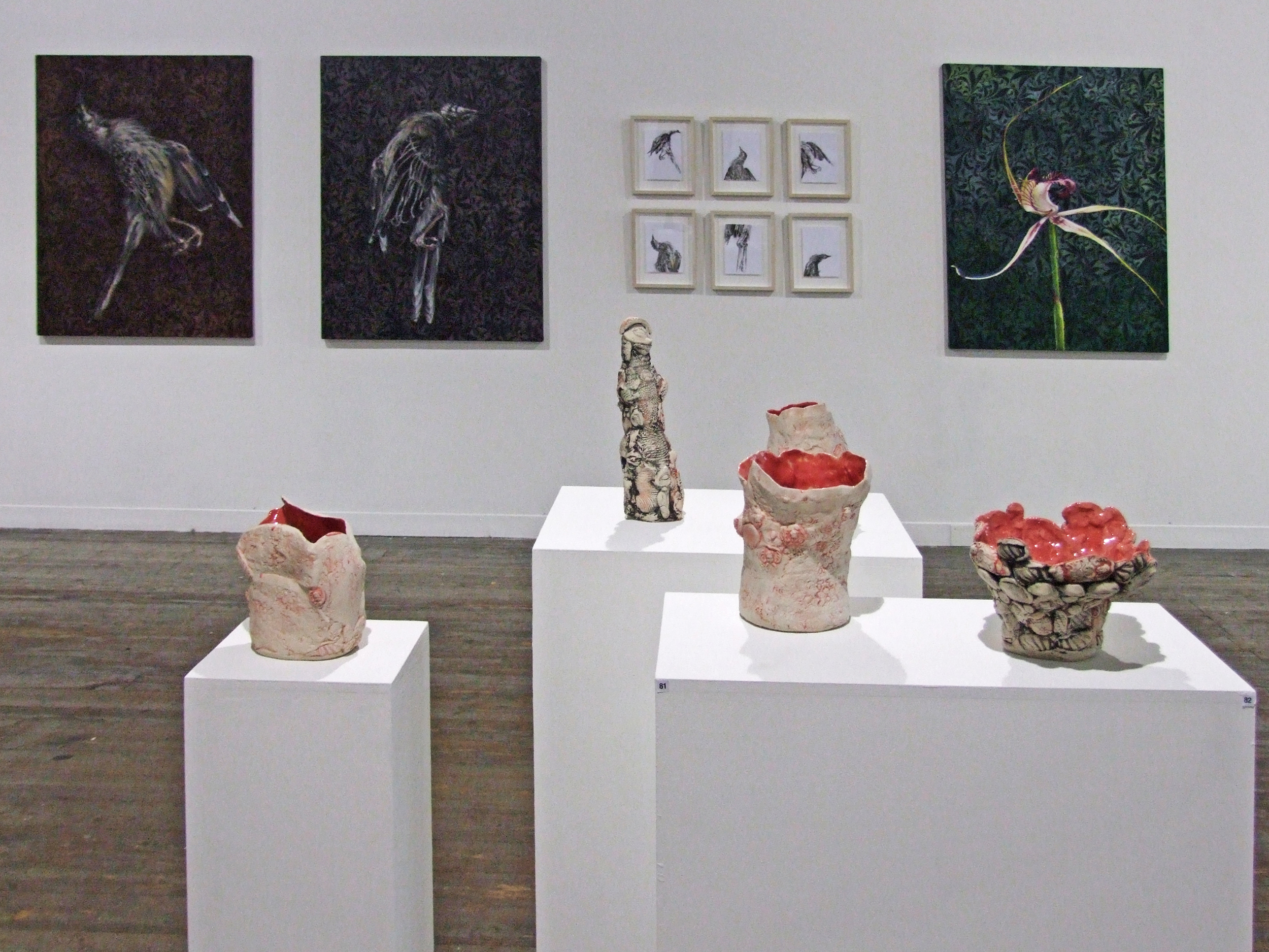 Installation view at fortyfivedownstairs
