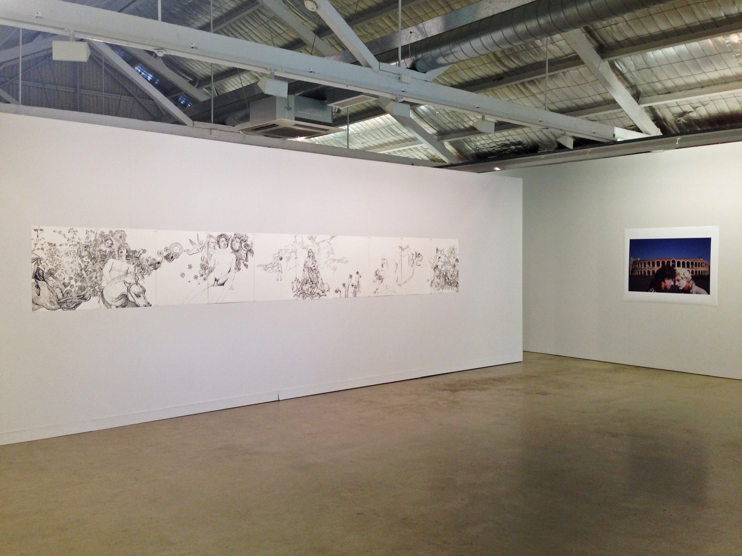 View of installation at Turner Galleries