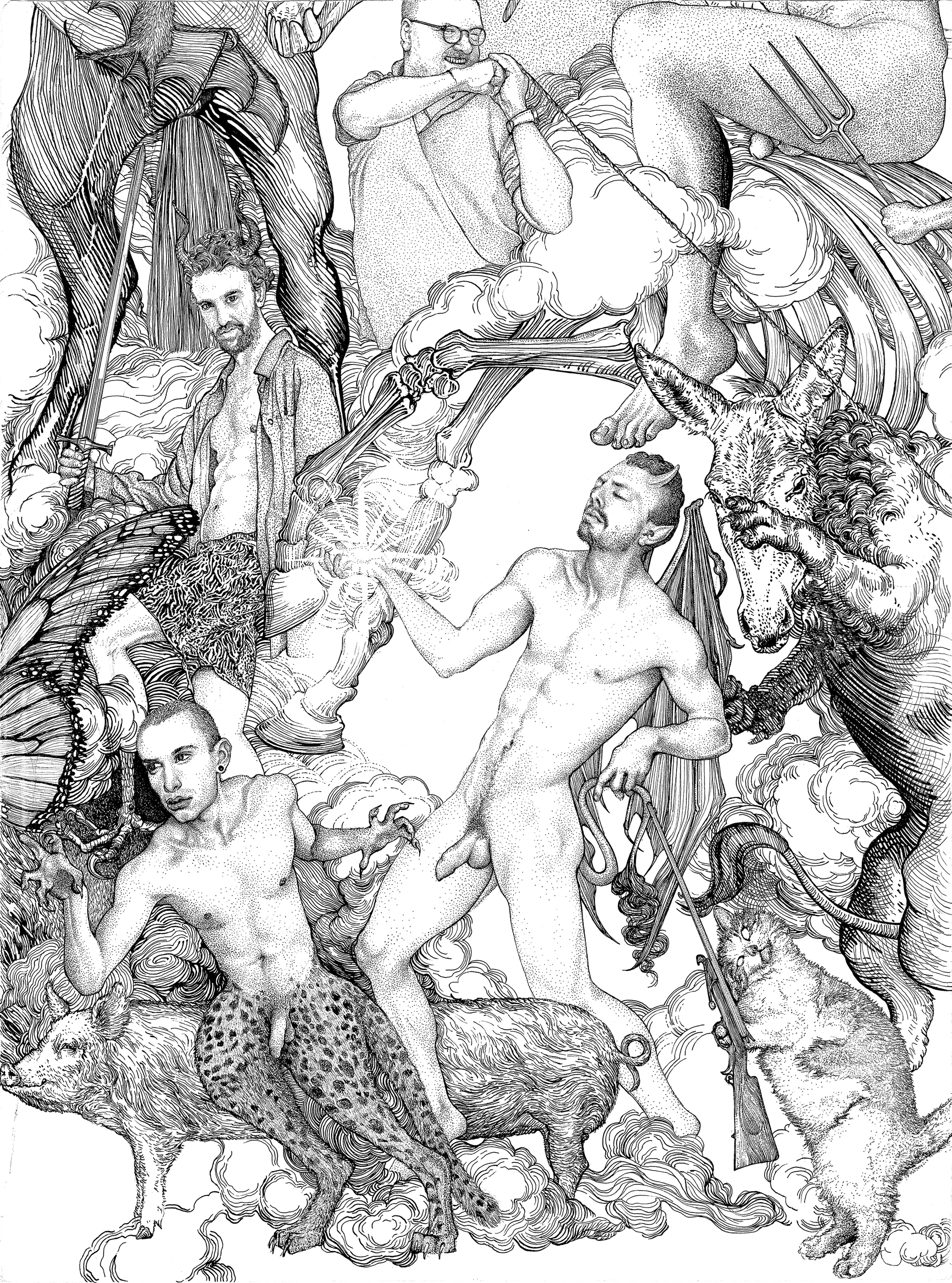 'The Last Judgement' (detail), 2016-2018