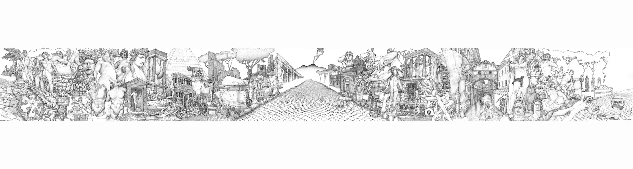 'Via Appia Antica (after Piranesi)', 2016-2018